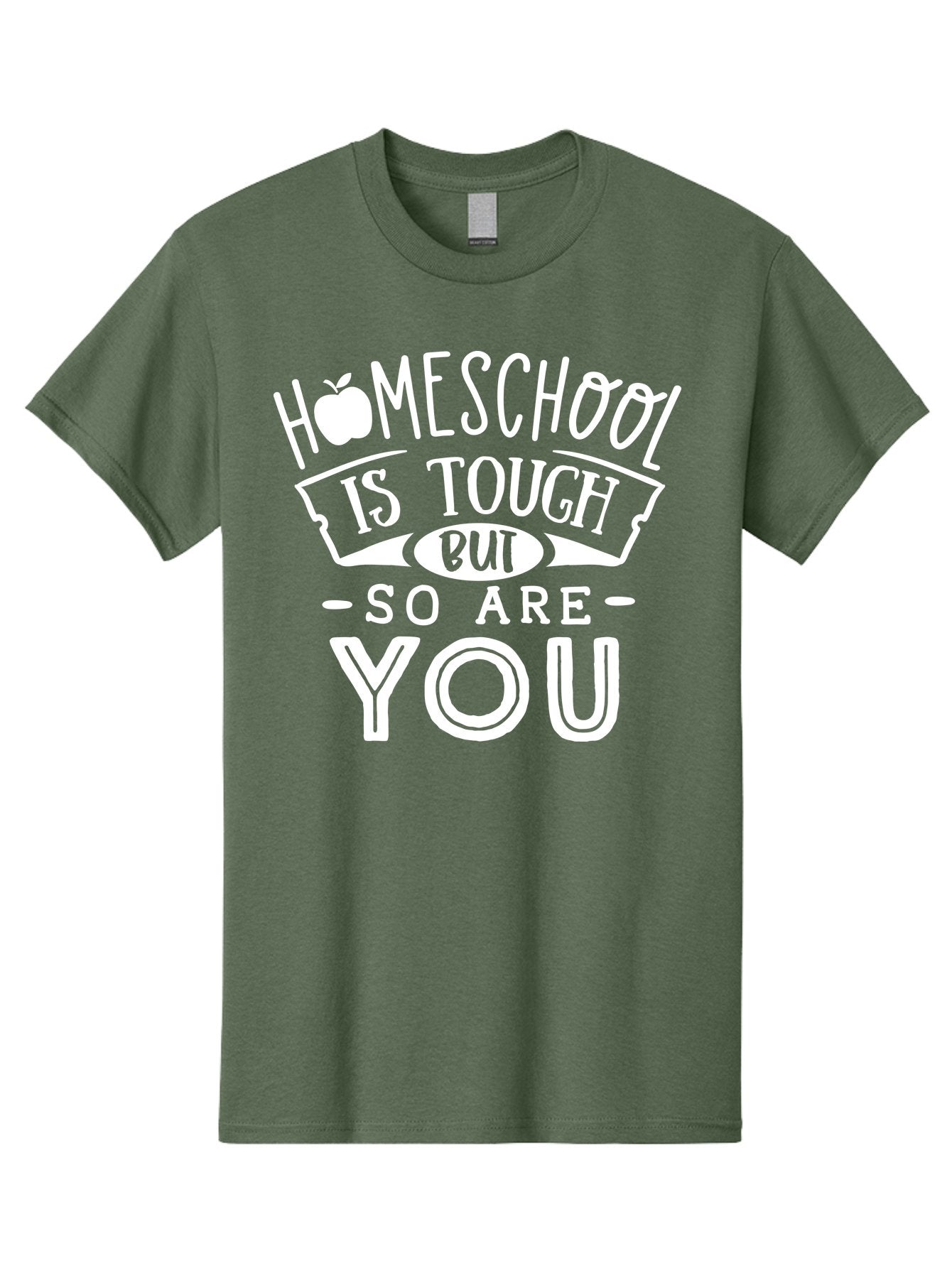 Homeschool-Is-Tough-But-So-Are-You-1 Men'S Graphic Tee, 100% Cotton, Comfortable Casual Summer Wear, Machine Washable, Homeschool Inspiration, Motivational Quote, Educational Support, Parenting Encouragement, Tough Homeschooling, Aab353 15