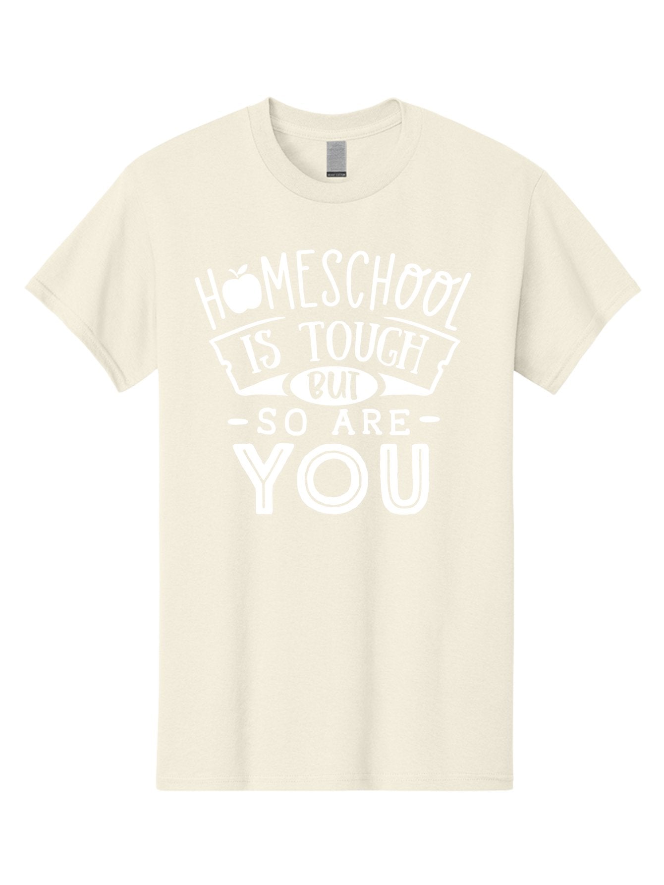 Homeschool-Is-Tough-But-So-Are-You-1 Men'S Graphic Tee, 100% Cotton, Comfortable Casual Summer Wear, Machine Washable, Homeschool Inspiration, Motivational Quote, Educational Support, Parenting Encouragement, Tough Homeschooling, Aab353 5