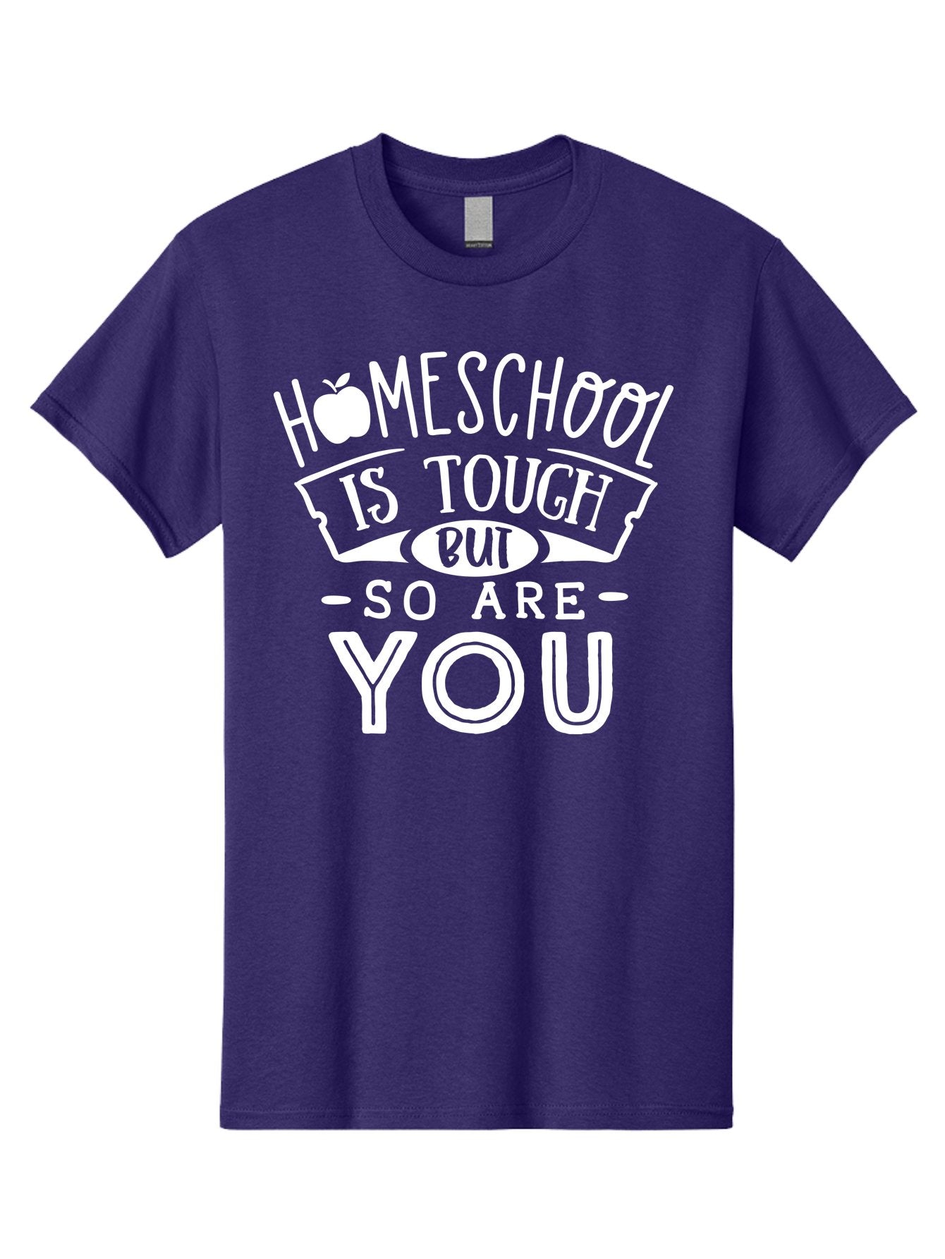 Homeschool-Is-Tough-But-So-Are-You-1 Men'S Graphic Tee, 100% Cotton, Comfortable Casual Summer Wear, Machine Washable, Homeschool Inspiration, Motivational Quote, Educational Support, Parenting Encouragement, Tough Homeschooling, Aab353 9