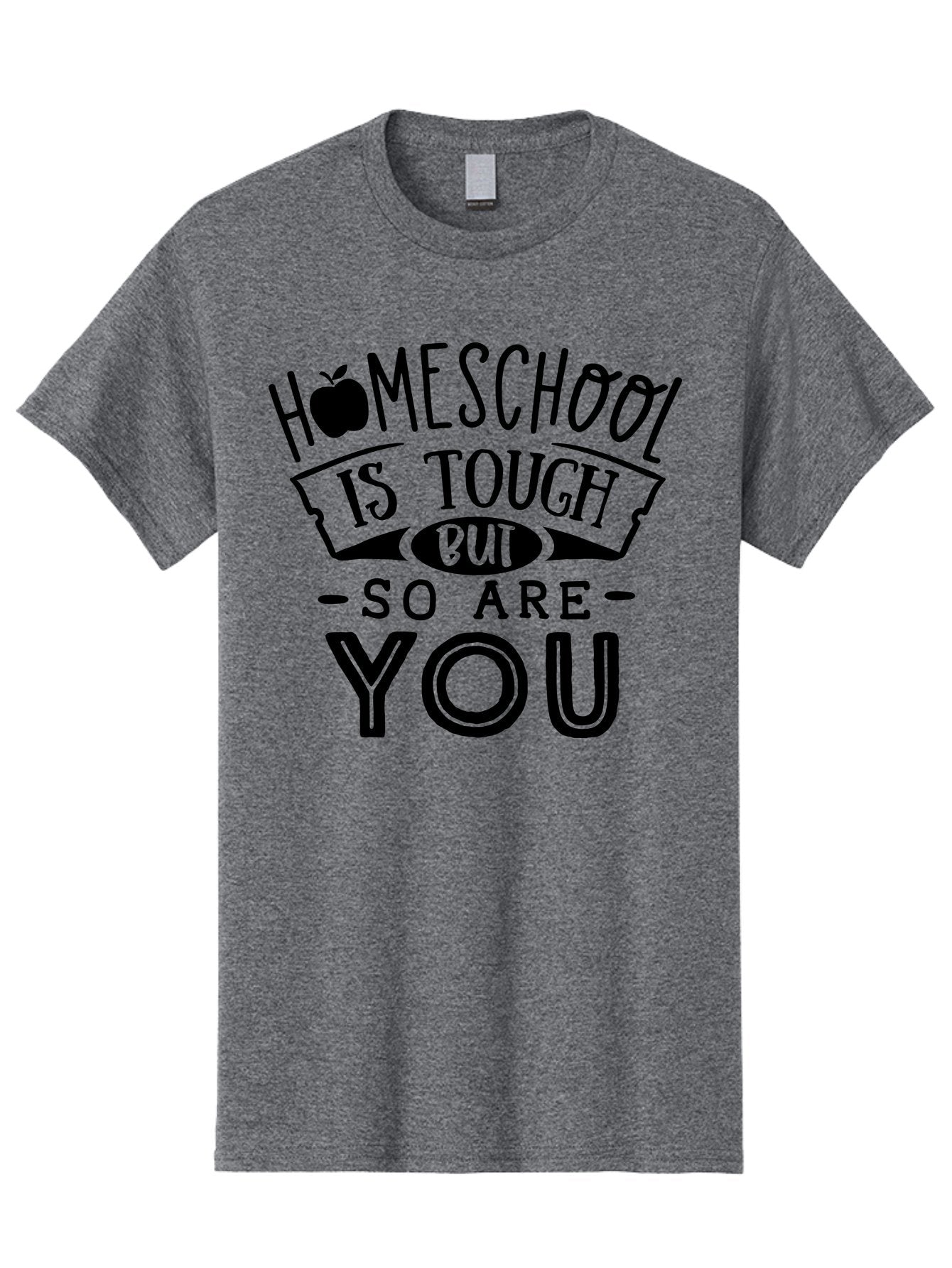 Homeschool-Is-Tough-But-So-Are-You Men'S Graphic Tee, 100% Cotton, Comfortable Casual Summer Wear, Machine Washable, Homeschool, Motivational Quote, Homeschooling, Tough But Strong, Inspirational Saying, Education, Learning, Empowerment Aab356 12
