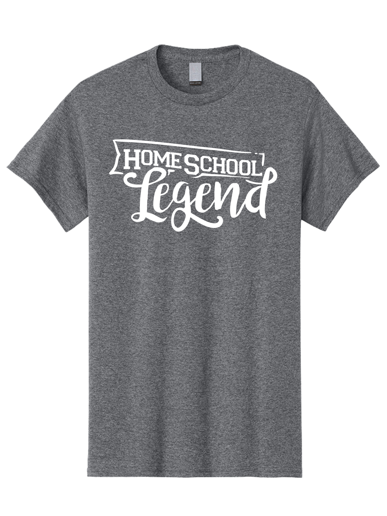 Homeschool-Legend Men'S Graphic Tee, 100% Cotton, Comfortable Casual Summer Wear, Machine Washable, Homeschool Legend, Homeschooling, Education, Learning, Custom Design, Personalized Logo, Inspirational Quote, Motivational Phrase, Aab357 21