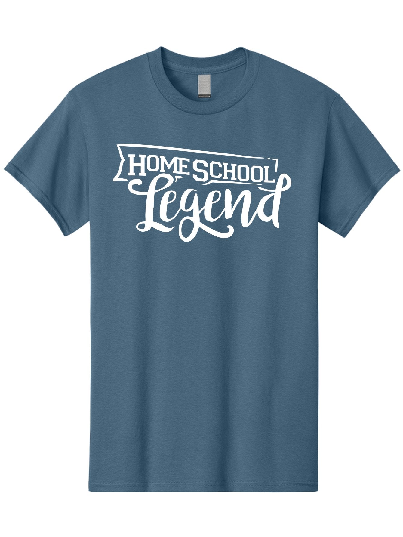 Homeschool-Legend Men'S Graphic Tee, 100% Cotton, Comfortable Casual Summer Wear, Machine Washable, Homeschool Legend, Homeschooling, Education, Learning, Custom Design, Personalized Logo, Inspirational Quote, Motivational Phrase, Aab357 9