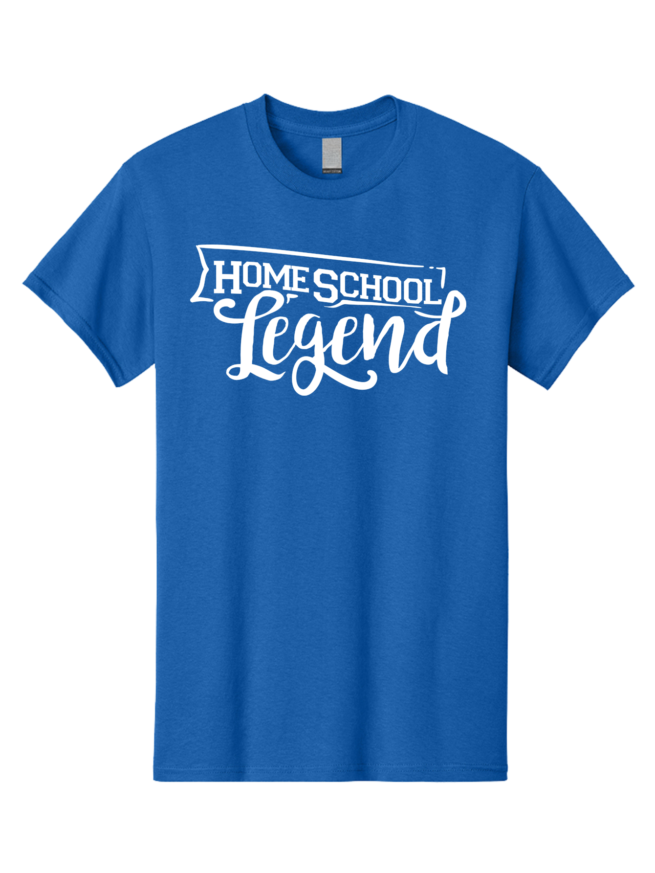 Homeschool-Legend Men'S Graphic Tee, 100% Cotton, Comfortable Casual Summer Wear, Machine Washable, Homeschool Legend, Homeschooling, Education, Learning, Custom Design, Personalized Logo, Inspirational Quote, Motivational Phrase, Aab357 3