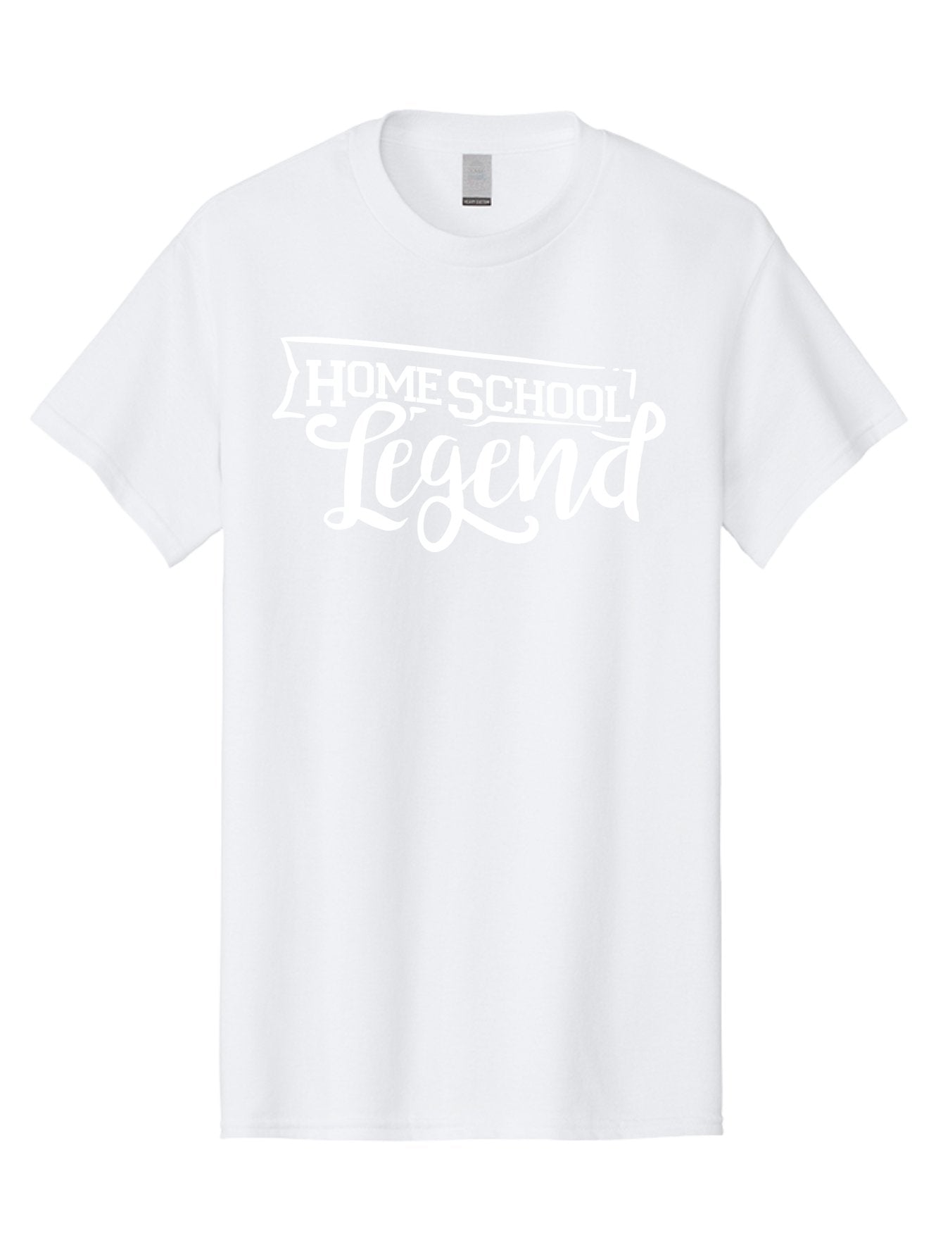Homeschool-Legend Men'S Graphic Tee, 100% Cotton, Comfortable Casual Summer Wear, Machine Washable, Homeschool Legend, Homeschooling, Education, Learning, Custom Design, Personalized Logo, Inspirational Quote, Motivational Phrase, Aab357 5