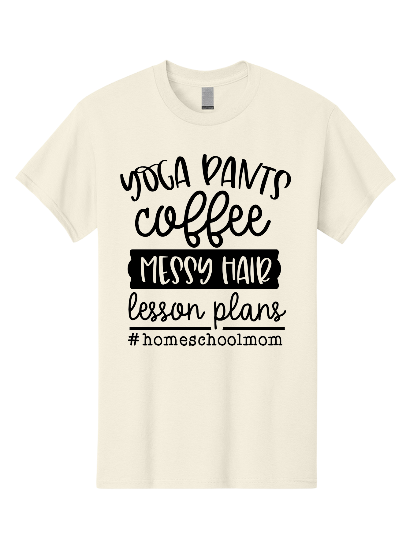 Homeschool-Mom-1 Men'S Graphic Tee, 100% Cotton, Comfortable Casual Summer Wear, Machine Washable, Homeschool Mom, Yoga Pants, Coffee, Messy Hair, Lesson Plans, Homeschooling, Parenting, Mom Life, Everyday Struggles, Relaxed Mom, Casual Style Aab368 17