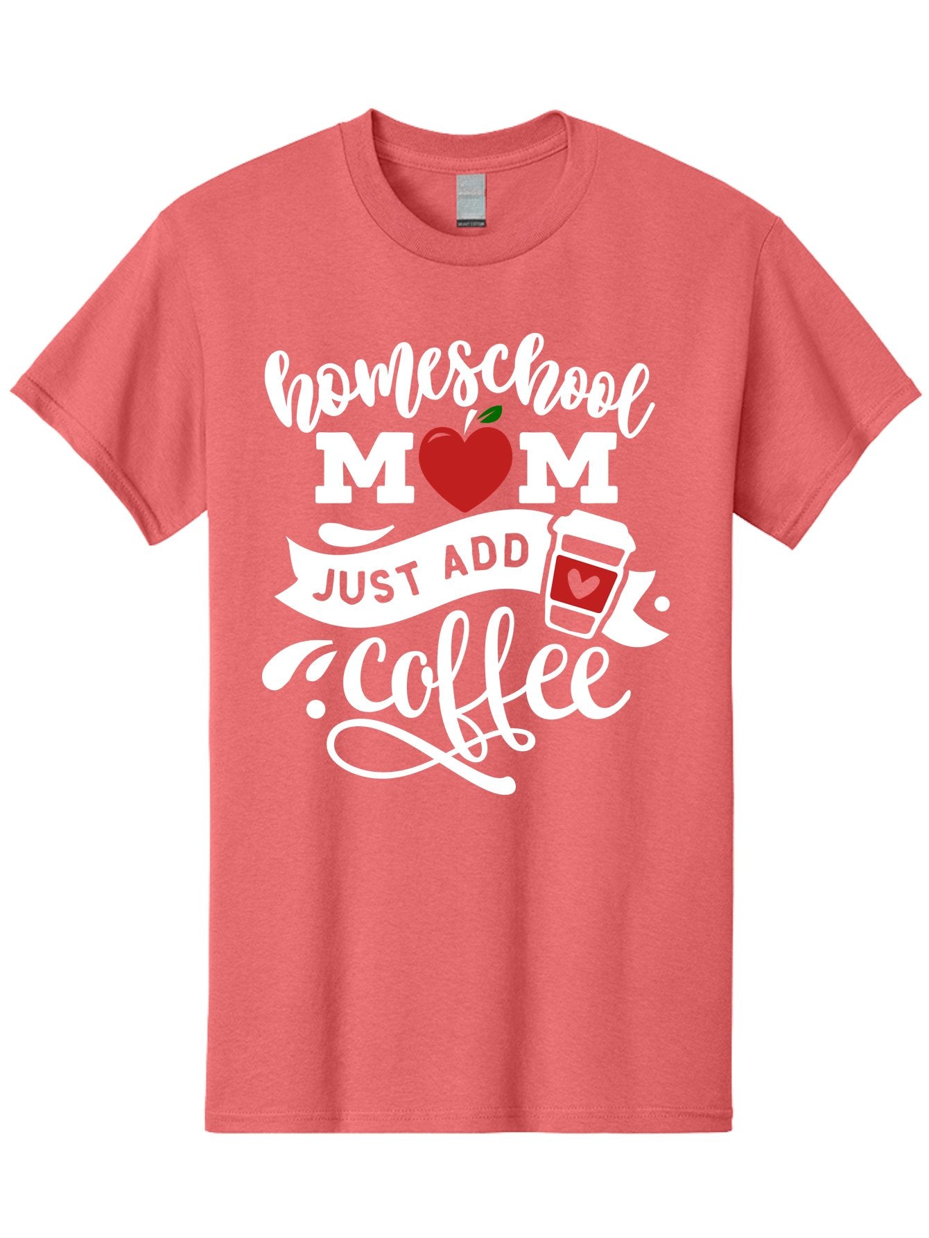 Homeschool-Mom-2 Men'S Graphic Tee, 100% Cotton, Comfortable Casual Summer Wear, Machine Washable, Homeschool Mom Quote, Funny Mom Quote, Coffee Cup Design, Mom Life, Homeschooling, Mom Humor, Parent Teacher, Coffee Lover Aab369 6
