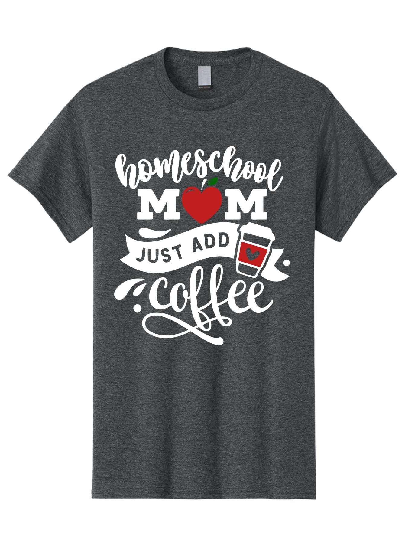 Homeschool-Mom-2 Men'S Graphic Tee, 100% Cotton, Comfortable Casual Summer Wear, Machine Washable, Homeschool Mom Quote, Funny Mom Quote, Coffee Cup Design, Mom Life, Homeschooling, Mom Humor, Parent Teacher, Coffee Lover Aab369 13