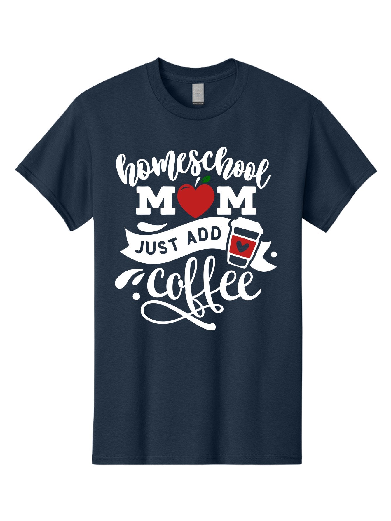 Homeschool-Mom-2 Men'S Graphic Tee, 100% Cotton, Comfortable Casual Summer Wear, Machine Washable, Homeschool Mom Quote, Funny Mom Quote, Coffee Cup Design, Mom Life, Homeschooling, Mom Humor, Parent Teacher, Coffee Lover Aab369 7