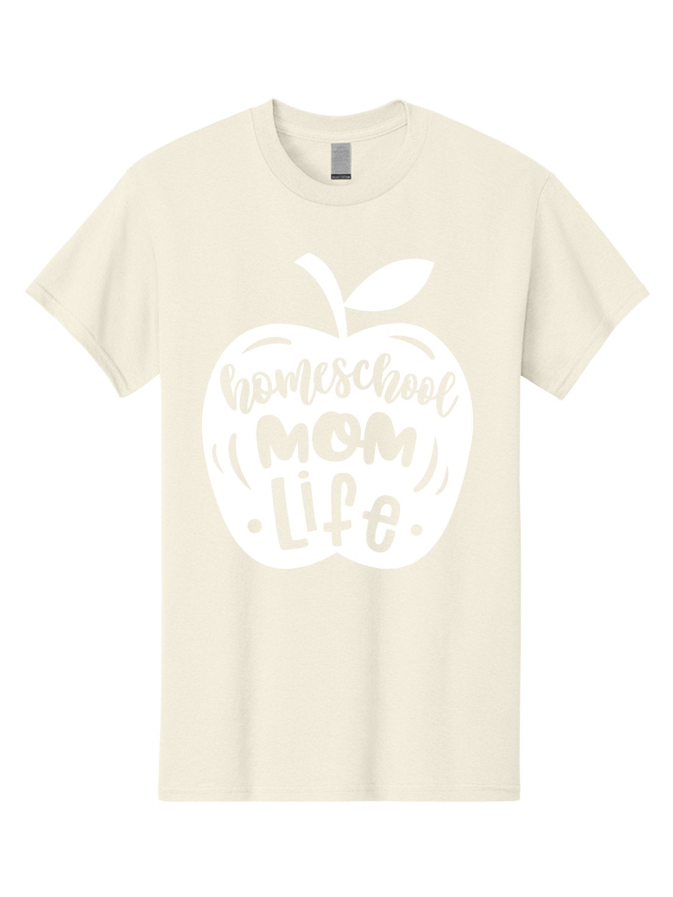 Homeschool-Mom-Life-1 Men'S Graphic Tee, 100% Cotton, Comfortable Casual Summer Wear, Machine Washable, Homeschool Mom Life, Apple Graphic, Homeschooling, Mom Life, Education, Parenting, Teaching, Learning, Green Apple Aab373 10