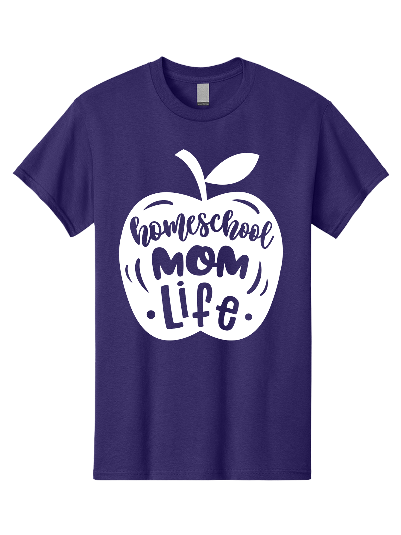 Homeschool-Mom-Life-1 Men'S Graphic Tee, 100% Cotton, Comfortable Casual Summer Wear, Machine Washable, Homeschool Mom Life, Apple Graphic, Homeschooling, Mom Life, Education, Parenting, Teaching, Learning, Green Apple Aab373 9