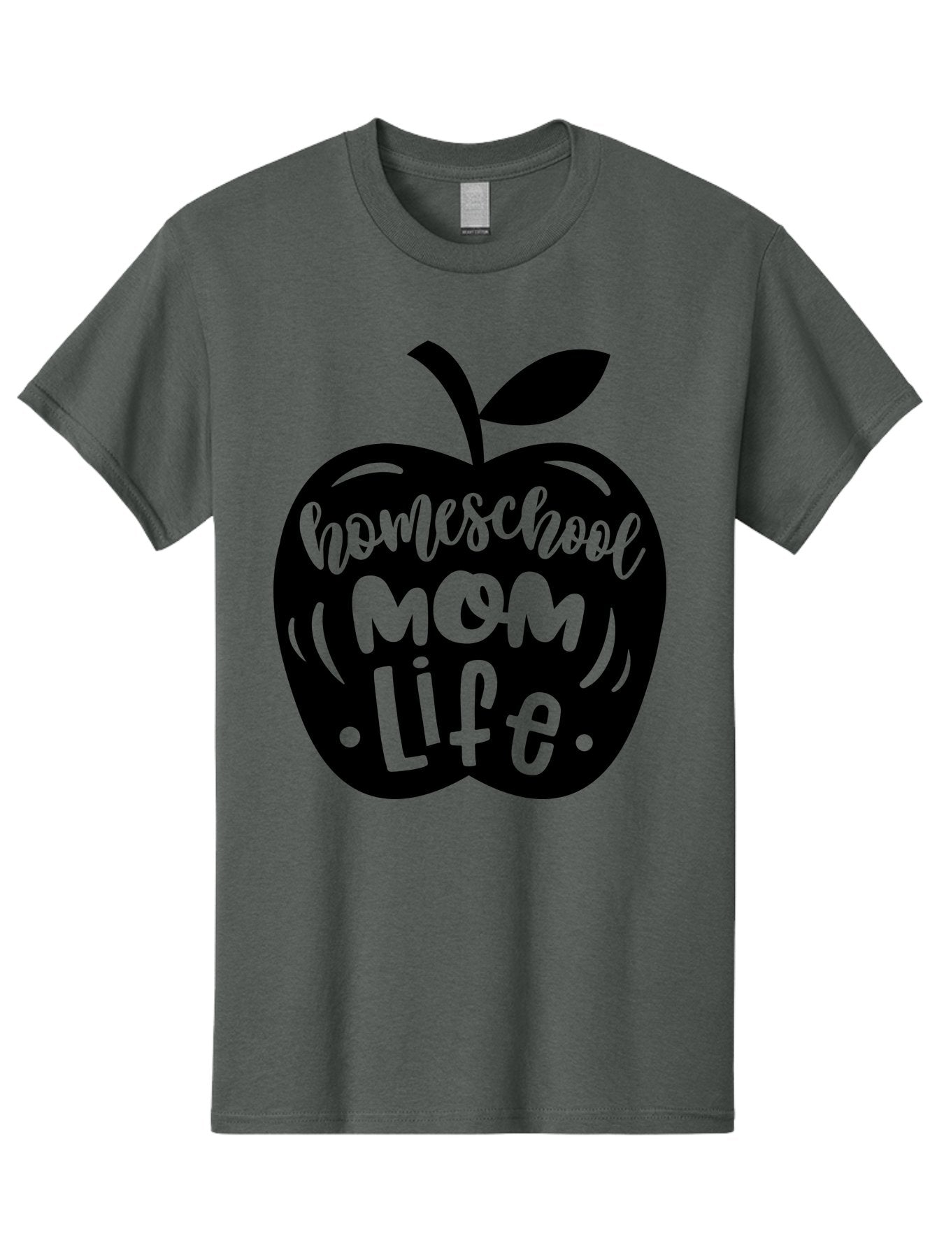 Homeschool-Mom-Life Men'S Graphic Tee, 100% Cotton, Comfortable Casual Summer Wear, Machine Washable, Homeschool Mom Life, Apple Graphic, Mom Life, Homeschooling, Education, Parenting, Motherhood, Apple Illustration, Custom Graphics Aab375 11