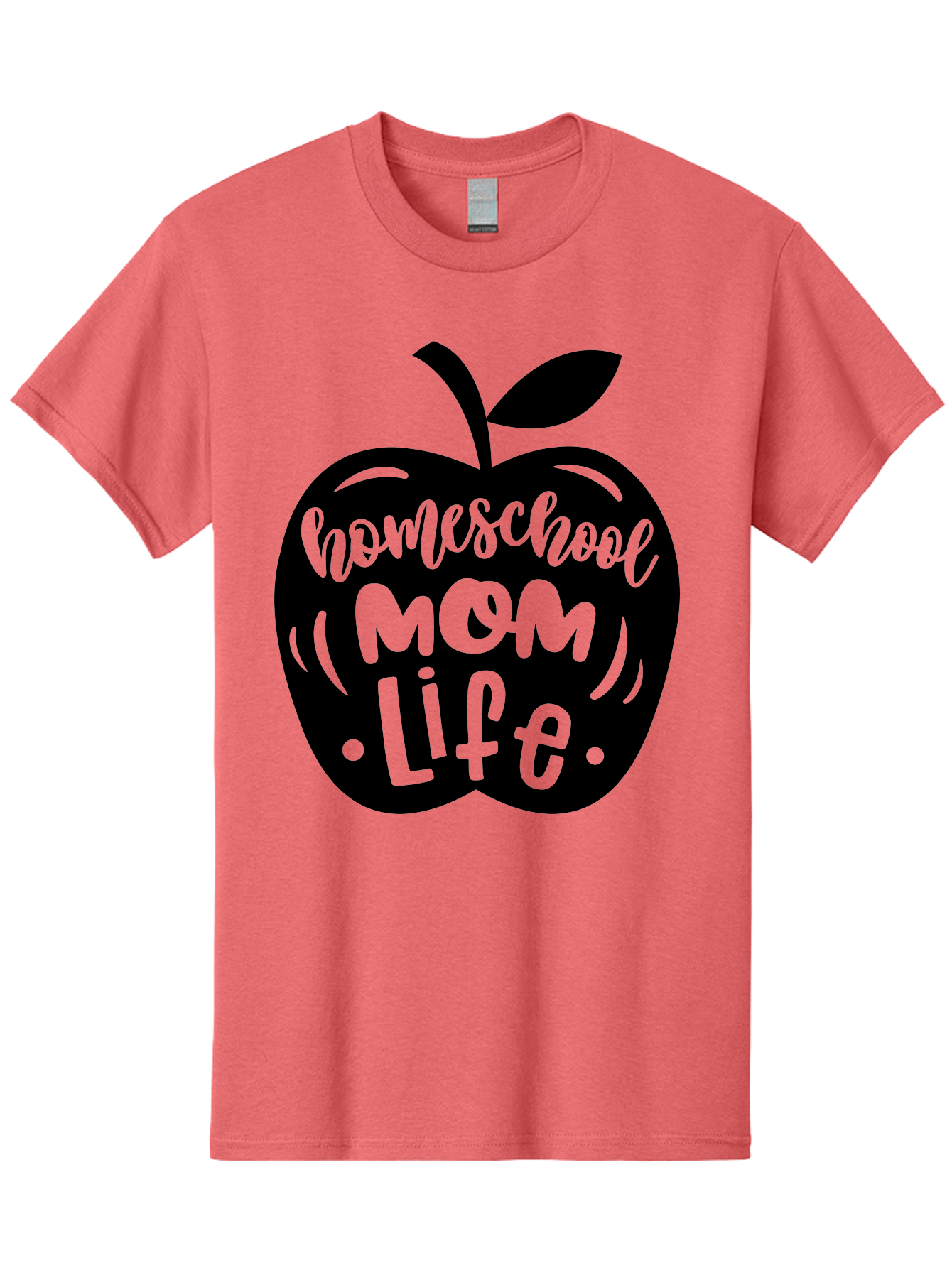 Homeschool-Mom-Life Men'S Graphic Tee, 100% Cotton, Comfortable Casual Summer Wear, Machine Washable, Homeschool Mom Life, Apple Graphic, Mom Life, Homeschooling, Education, Parenting, Motherhood, Apple Illustration, Custom Graphics Aab375 13