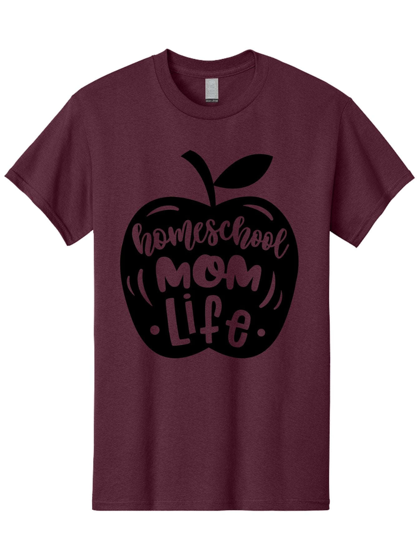 Homeschool-Mom-Life Men'S Graphic Tee, 100% Cotton, Comfortable Casual Summer Wear, Machine Washable, Homeschool Mom Life, Apple Graphic, Mom Life, Homeschooling, Education, Parenting, Motherhood, Apple Illustration, Custom Graphics Aab375 14