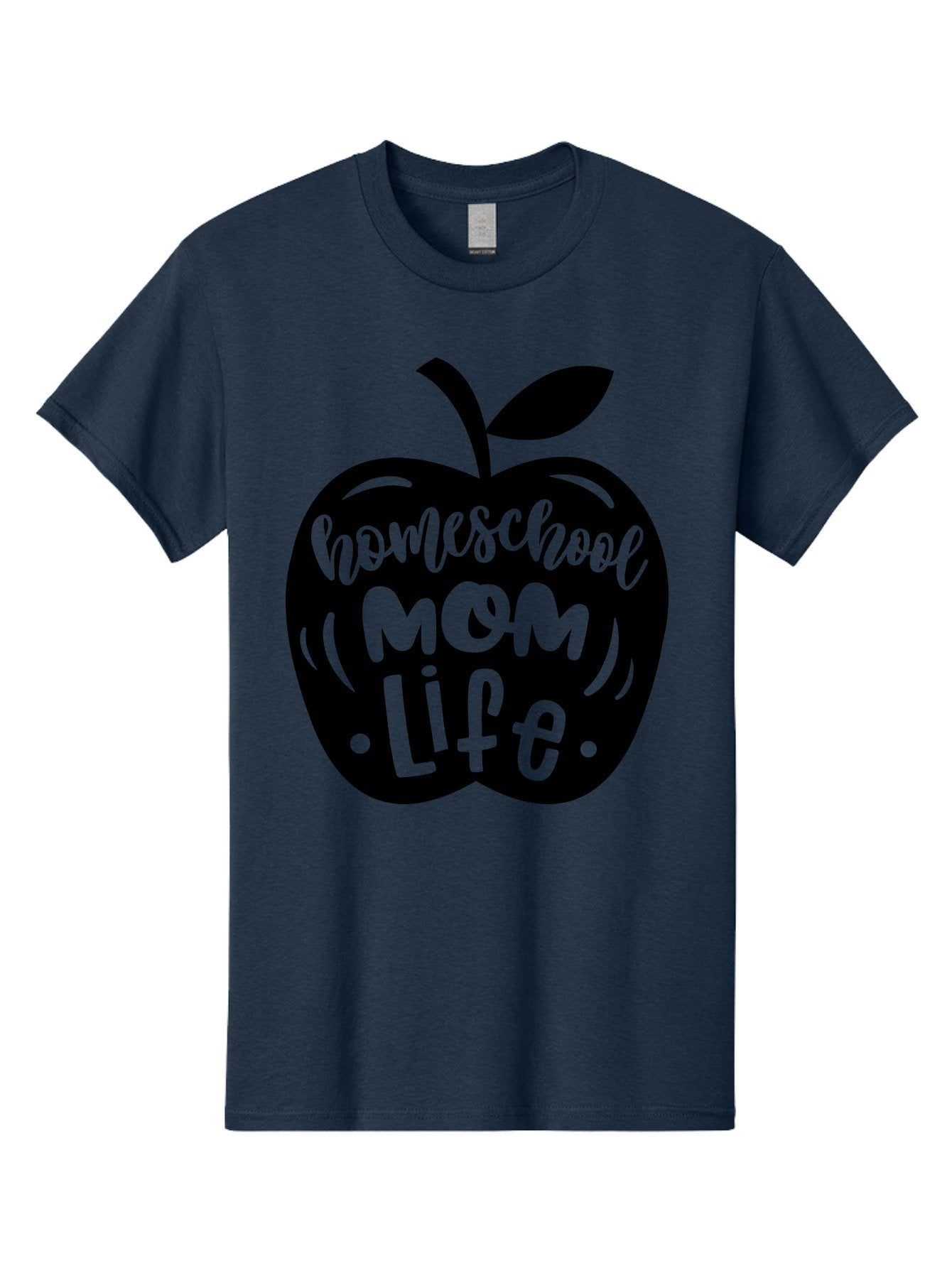 Homeschool-Mom-Life Men'S Graphic Tee, 100% Cotton, Comfortable Casual Summer Wear, Machine Washable, Homeschool Mom Life, Apple Graphic, Mom Life, Homeschooling, Education, Parenting, Motherhood, Apple Illustration, Custom Graphics Aab375 9