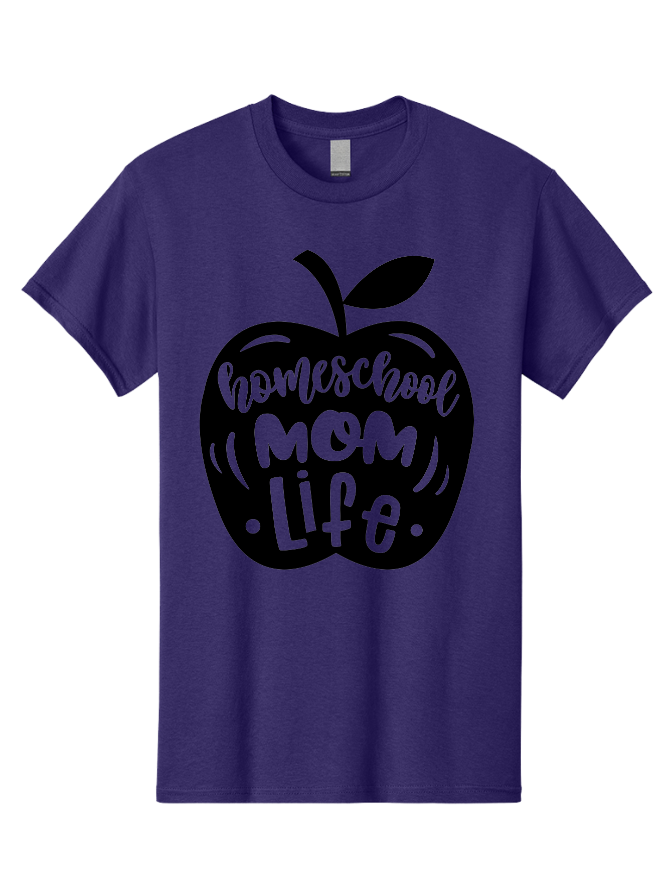Homeschool-Mom-Life Men'S Graphic Tee, 100% Cotton, Comfortable Casual Summer Wear, Machine Washable, Homeschool Mom Life, Apple Graphic, Mom Life, Homeschooling, Education, Parenting, Motherhood, Apple Illustration, Custom Graphics Aab375 11