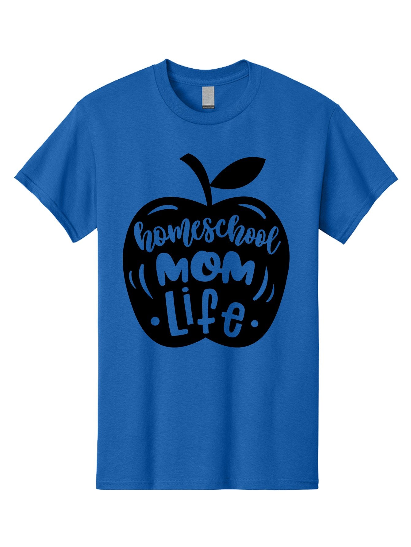 Homeschool-Mom-Life Men'S Graphic Tee, 100% Cotton, Comfortable Casual Summer Wear, Machine Washable, Homeschool Mom Life, Apple Graphic, Mom Life, Homeschooling, Education, Parenting, Motherhood, Apple Illustration, Custom Graphics Aab375 15