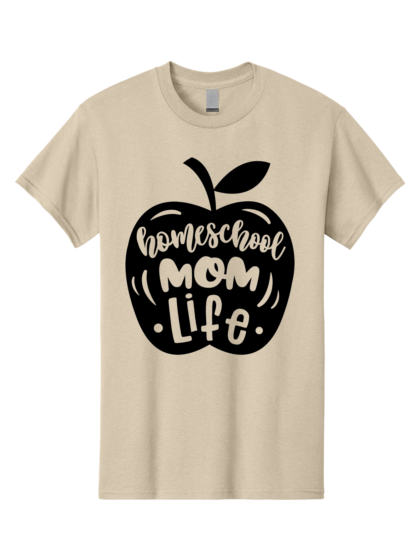 Homeschool-Mom-Life Men'S Graphic Tee, 100% Cotton, Comfortable Casual Summer Wear, Machine Washable, Homeschool Mom Life, Apple Graphic, Mom Life, Homeschooling, Education, Parenting, Motherhood, Apple Illustration, Custom Graphics Aab375 19