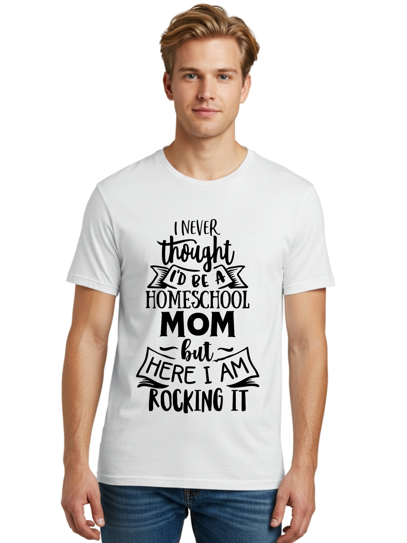 Homeschool-Mom-Quote-1 Men'S Graphic Tee, 100% Cotton, Comfortable Casual Summer Wear, Machine Washable, Homeschool Mom, Proud Parent, Homeschooling, Parenting Journey, Mom Life, Education, Learning, Inspirational Quote, Funny Quote, Aab380 24