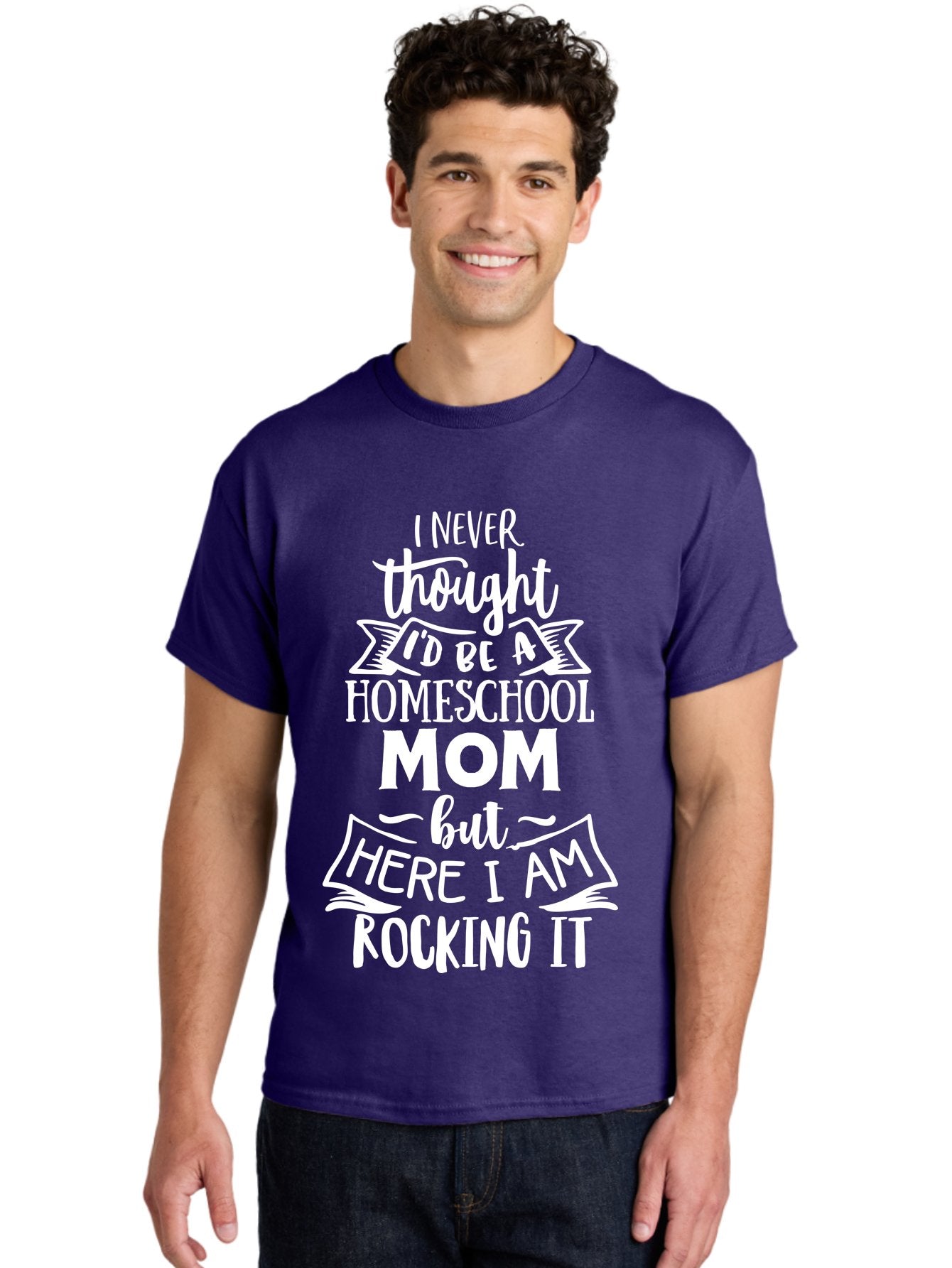 Homeschool-Mom-Quote Men'S Graphic Tee, 100% Cotton, Comfortable Casual Summer Wear, Machine Washable, Homeschool Mom Quote, Inspirational Quote, Parenting Humor, Homeschooling, Mom Life, Parenting Quote, Funny Quote, Mom Humor Aab381 25