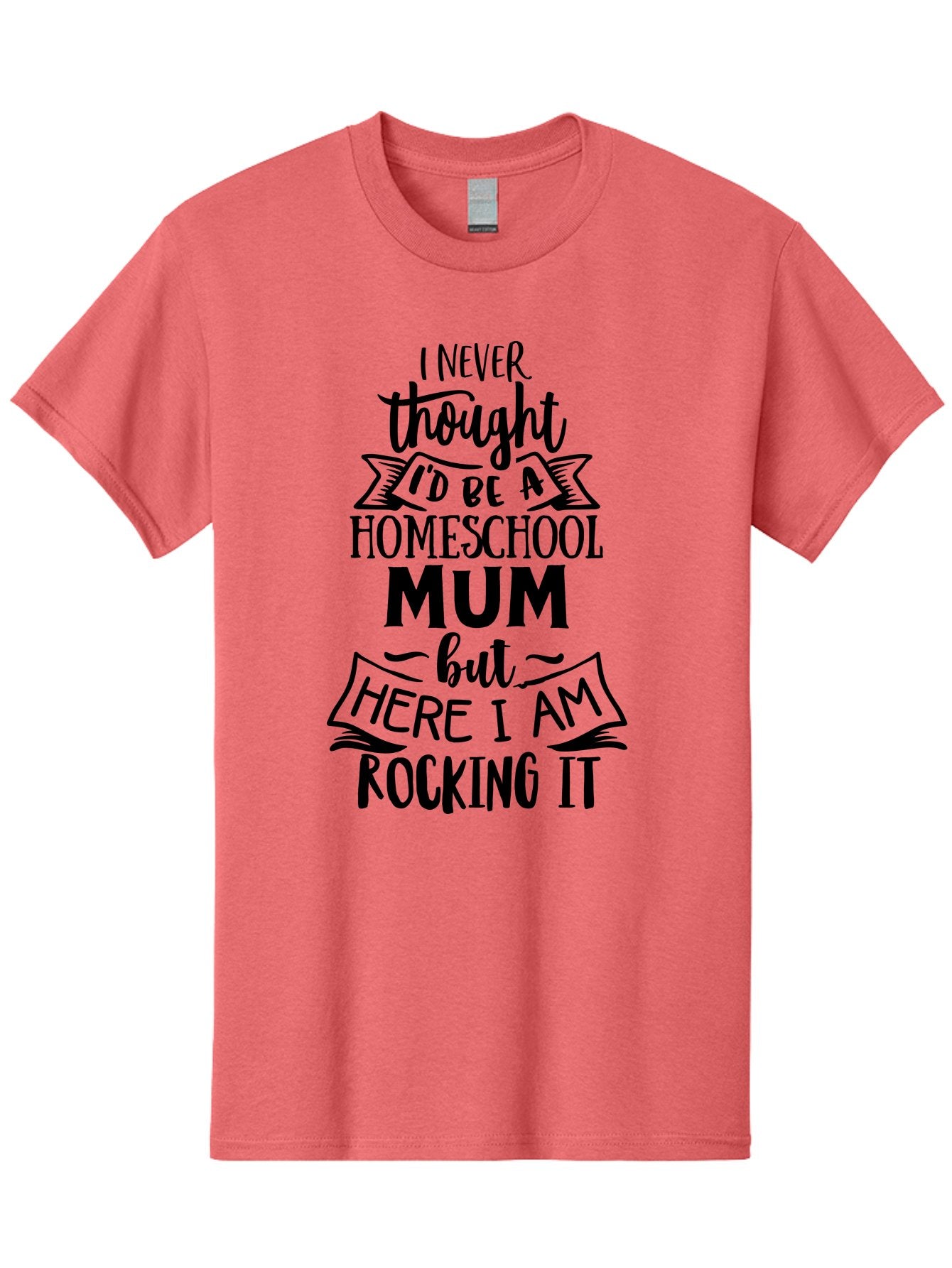 Homeschool-Mum-1 Men'S Graphic Tee, 100% Cotton, Comfortable Casual Summer Wear, Machine Washable, Homeschool Mum Quote, Inspirational Message, Parenting Journey, Homeschooling, Proud Moment, Education, Unconventional Path, Confident, Aab385 14