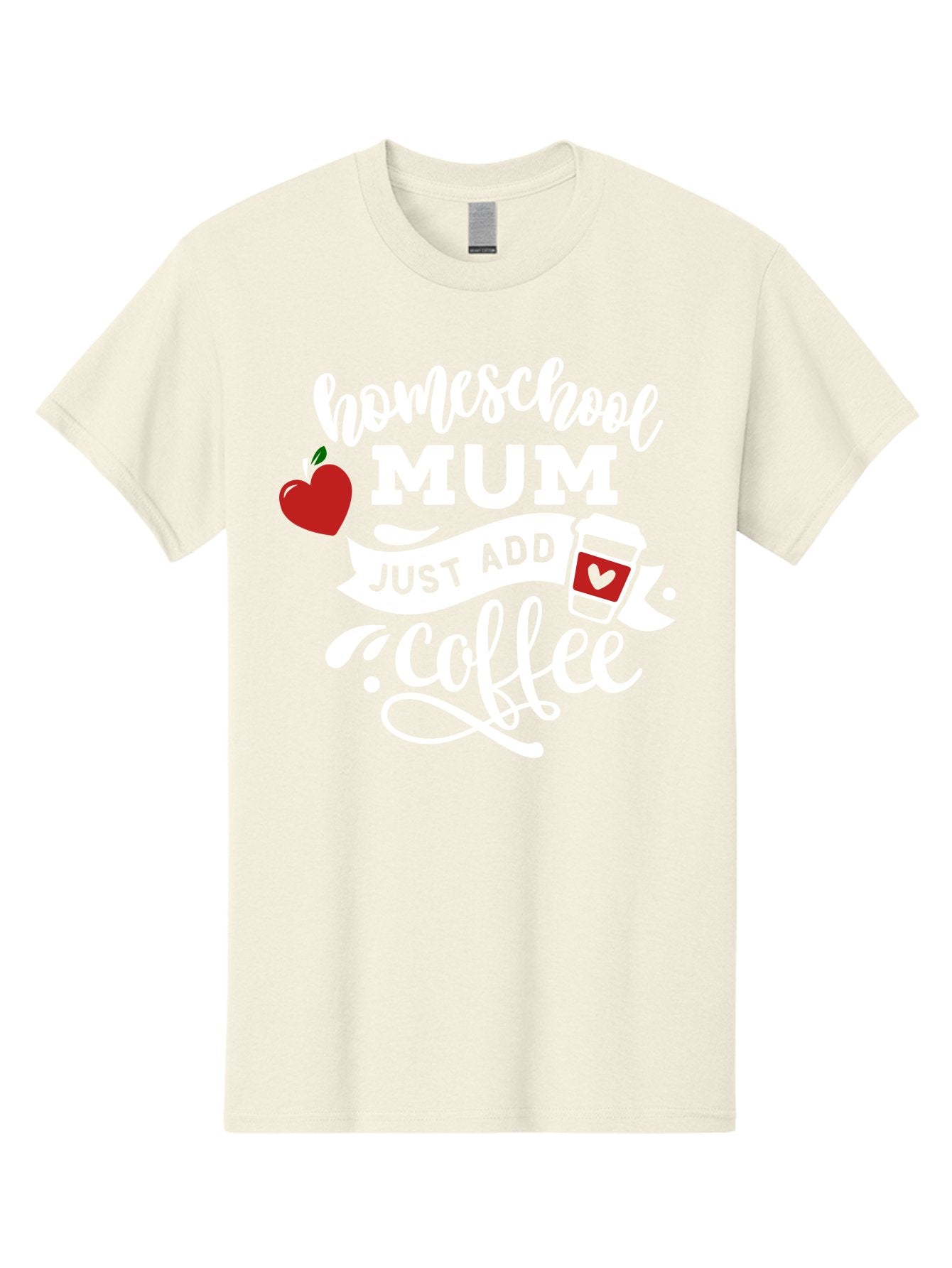 Homeschool-Mum-2 Men'S Graphic Tee, 100% Cotton, Comfortable Casual Summer Wear, Machine Washable, Homeschooling, Motherhood, Coffee Lover, Funny Quote, Homeschool Mum, Education, Parenting Humor, Coffee Cup, Apple Symbol, Inspirational Quote Aab386 6