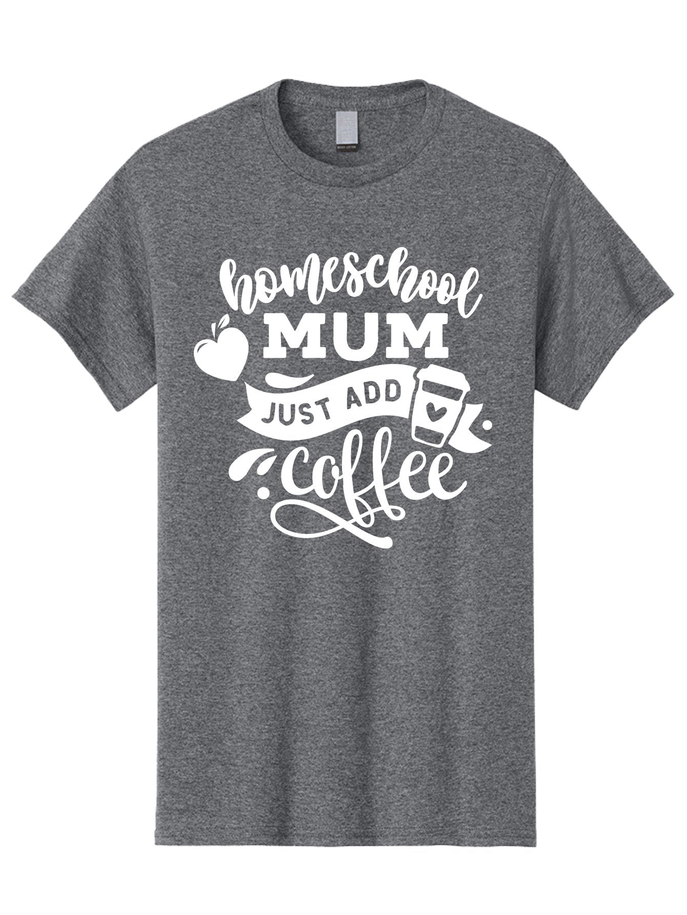 Homeschool-Mum-3 Men'S Graphic Tee, 100% Cotton, Comfortable Casual Summer Wear, Machine Washable, Homeschool Mom, Coffee Lover, Mom Life, Homeschooling, Coffee Addict, Mom Humor, Funny Quote, Inspirational Quote, Motherhood, Parenting Aab387 14