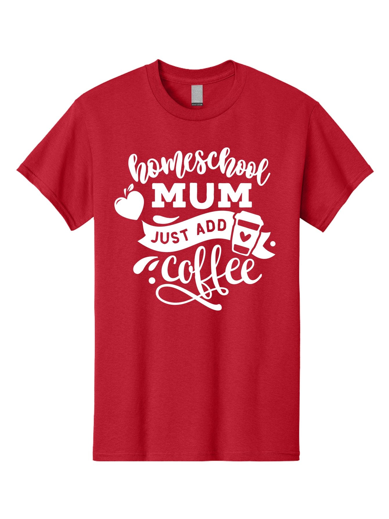 Homeschool-Mum-3 Men'S Graphic Tee, 100% Cotton, Comfortable Casual Summer Wear, Machine Washable, Homeschool Mom, Coffee Lover, Mom Life, Homeschooling, Coffee Addict, Mom Humor, Funny Quote, Inspirational Quote, Motherhood, Parenting Aab387 8