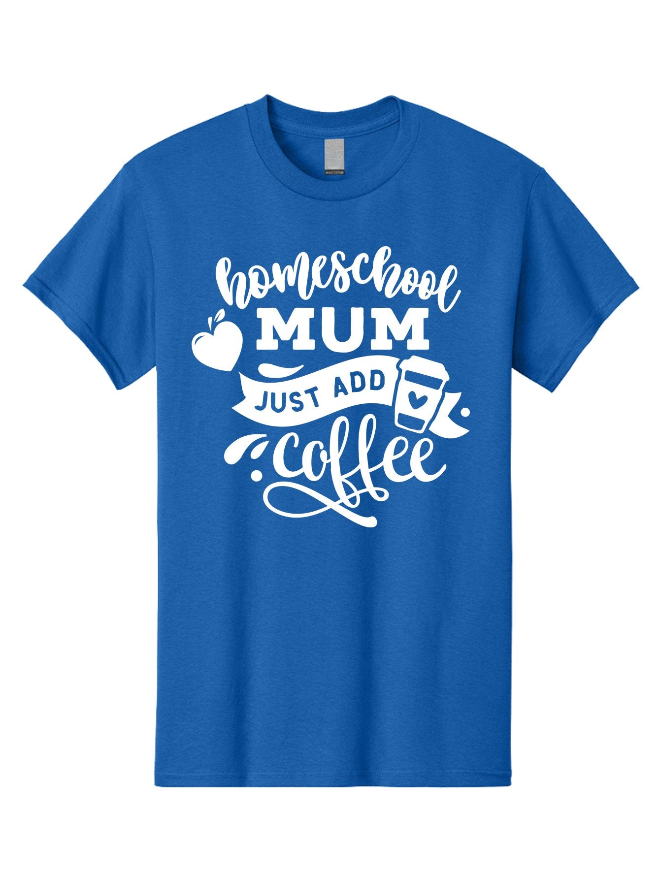 Homeschool-Mum-3 Men'S Graphic Tee, 100% Cotton, Comfortable Casual Summer Wear, Machine Washable, Homeschool Mom, Coffee Lover, Mom Life, Homeschooling, Coffee Addict, Mom Humor, Funny Quote, Inspirational Quote, Motherhood, Parenting Aab387 11