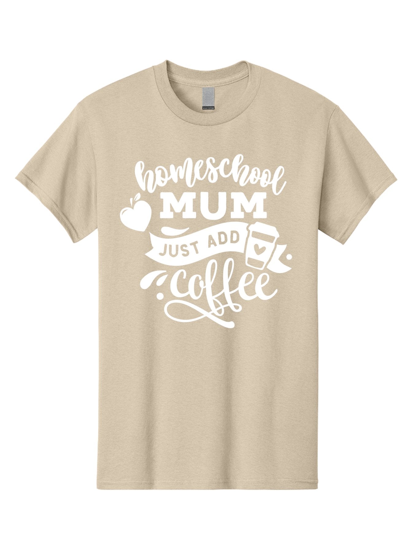 Homeschool-Mum-3 Men'S Graphic Tee, 100% Cotton, Comfortable Casual Summer Wear, Machine Washable, Homeschool Mom, Coffee Lover, Mom Life, Homeschooling, Coffee Addict, Mom Humor, Funny Quote, Inspirational Quote, Motherhood, Parenting Aab387 4