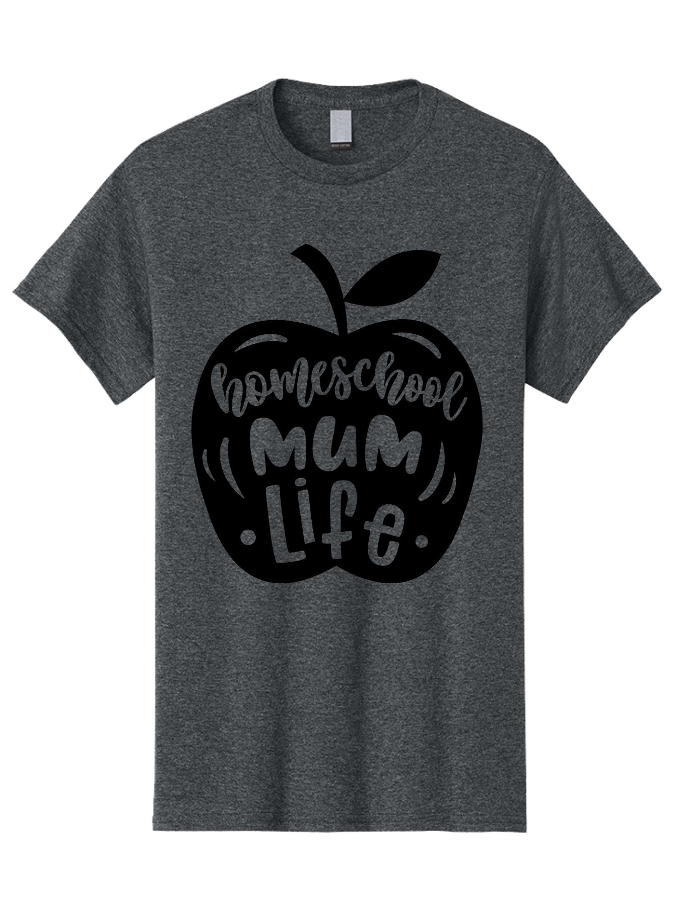 Homeschool-Mum-Life-1 Men'S Graphic Tee, 100% Cotton, Comfortable Casual Summer Wear, Machine Washable, Homeschooling, Parenting, Education, Motherhood, Lifestyle, Homeschool Mum Life, Apple Graphic, Mom Life Aab390 11