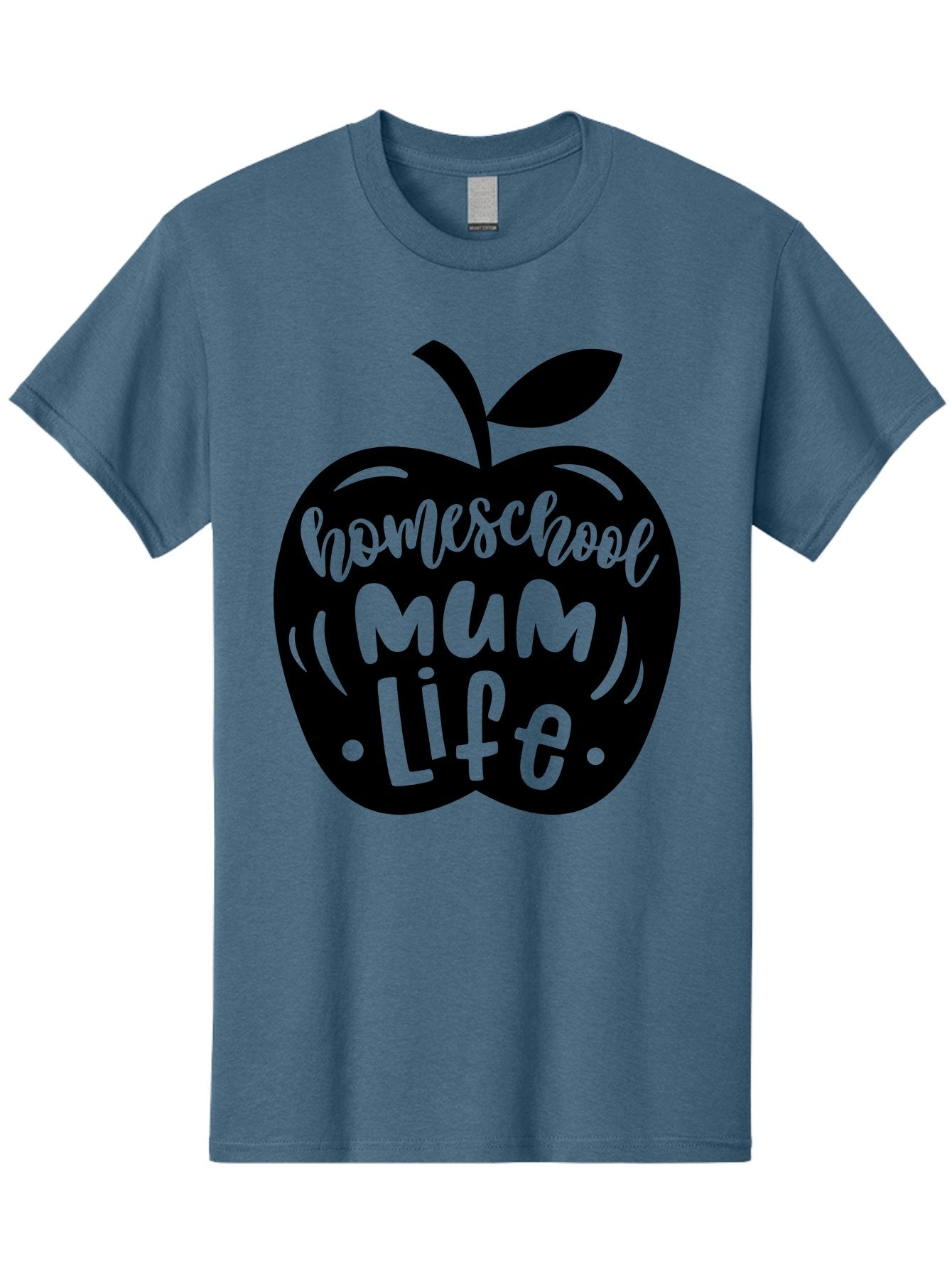 Homeschool-Mum-Life-1 Men'S Graphic Tee, 100% Cotton, Comfortable Casual Summer Wear, Machine Washable, Homeschooling, Parenting, Education, Motherhood, Lifestyle, Homeschool Mum Life, Apple Graphic, Mom Life Aab390 5
