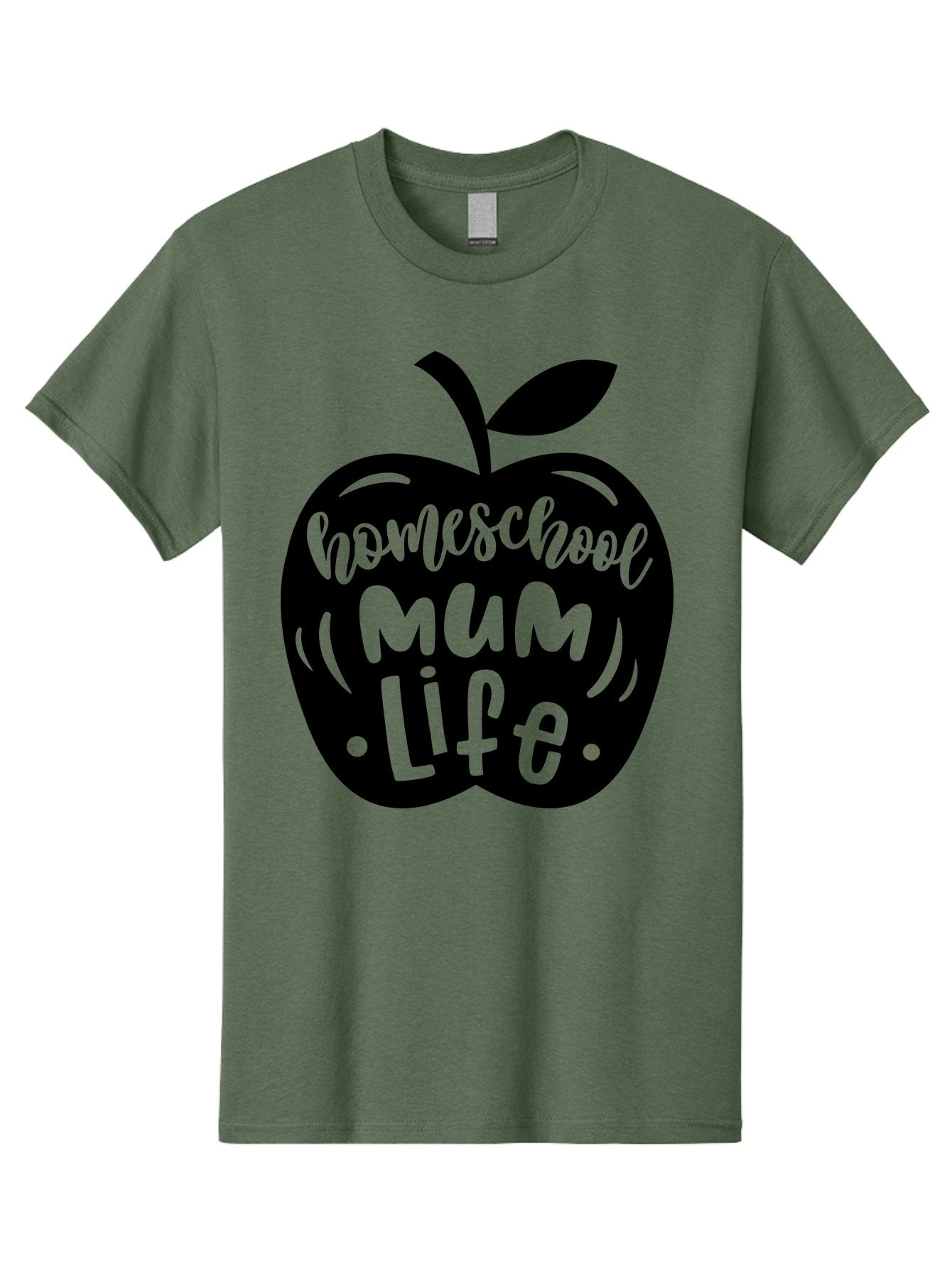 Homeschool-Mum-Life-1 Men'S Graphic Tee, 100% Cotton, Comfortable Casual Summer Wear, Machine Washable, Homeschooling, Parenting, Education, Motherhood, Lifestyle, Homeschool Mum Life, Apple Graphic, Mom Life Aab390 8