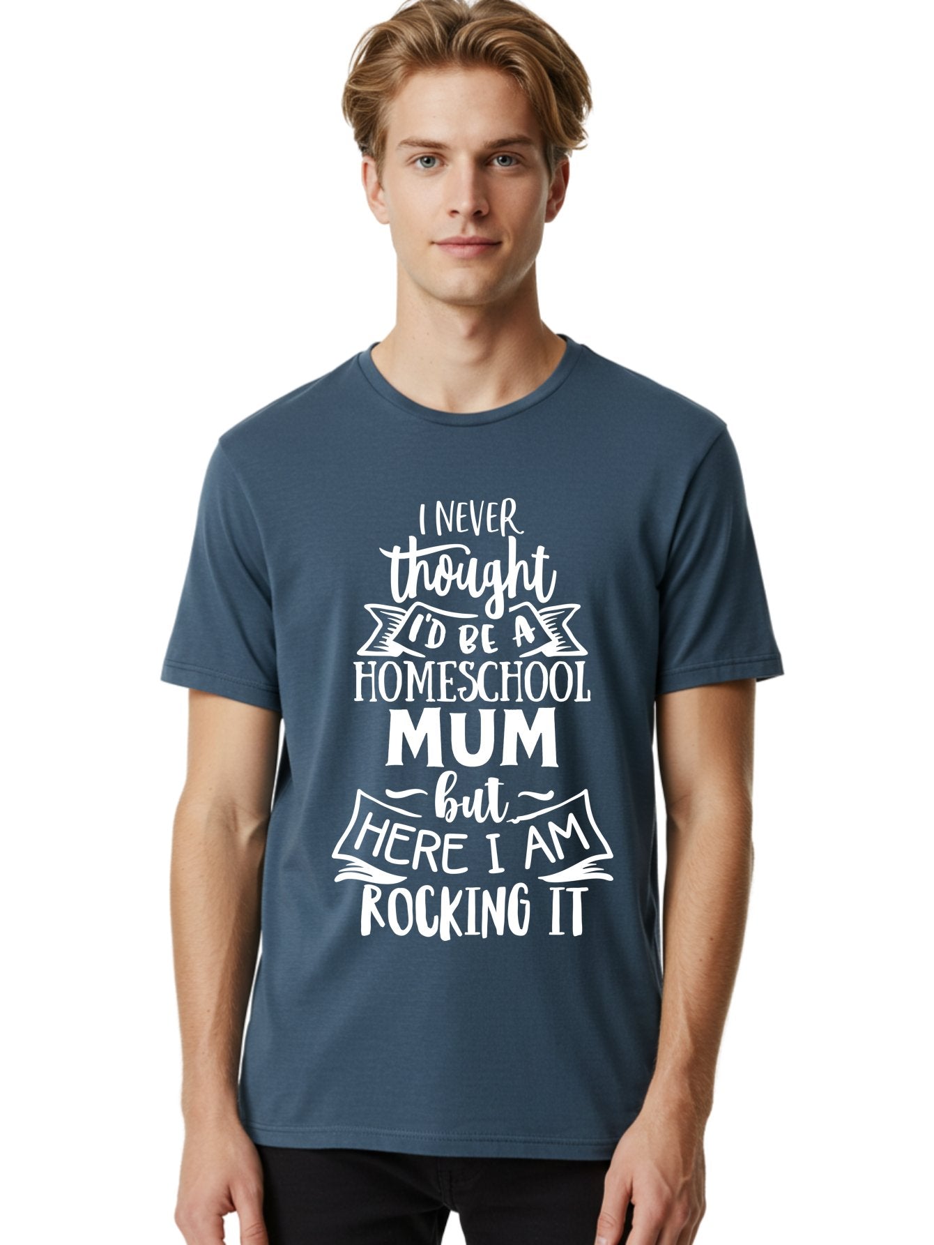 Homeschool-Mum Men'S Graphic Tee, 100% Cotton, Comfortable Casual Summer Wear, Machine Washable, Homeschool Mom, Parenting Quote, Homeschooling Inspiration, Mom Life, Funny Parenting, Inspirational Quote, Mom Quotes, Homeschooling Journey Aab399 29