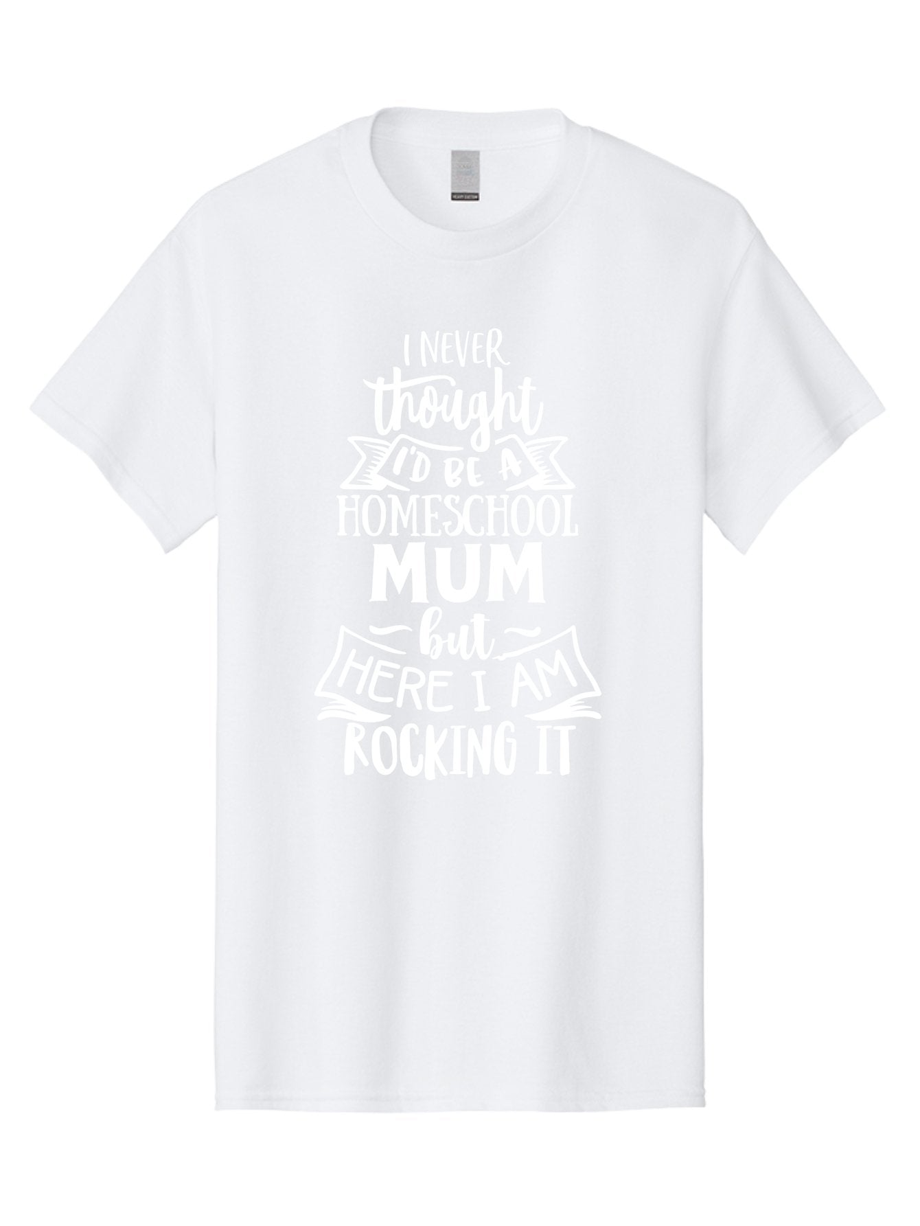 Homeschool-Mum Men'S Graphic Tee, 100% Cotton, Comfortable Casual Summer Wear, Machine Washable, Homeschool Mom, Parenting Quote, Homeschooling Inspiration, Mom Life, Funny Parenting, Inspirational Quote, Mom Quotes, Homeschooling Journey Aab399