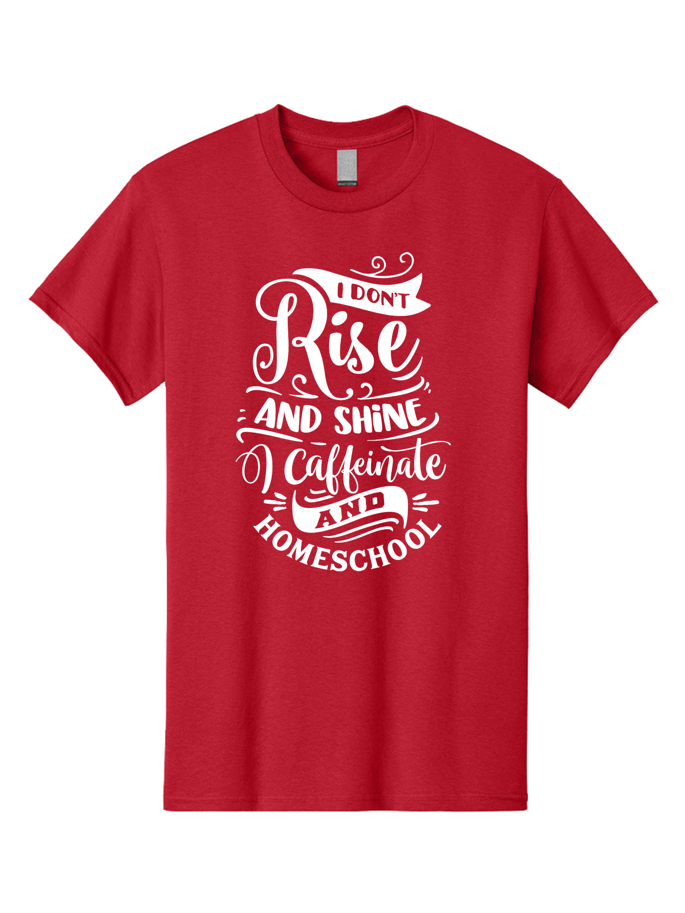I-Don-T-Rise-And-Shine-I-Caffeinate-And-Homeschool Men'S Graphic Tee, 100% Cotton, Comfortable Casual Summer Wear, Machine Washable, Homeschooling Humor, Funny Homeschool Quotes, Coffee Fueled, Caffeinated Homeschooler, Parenting Memes, Aab402 29