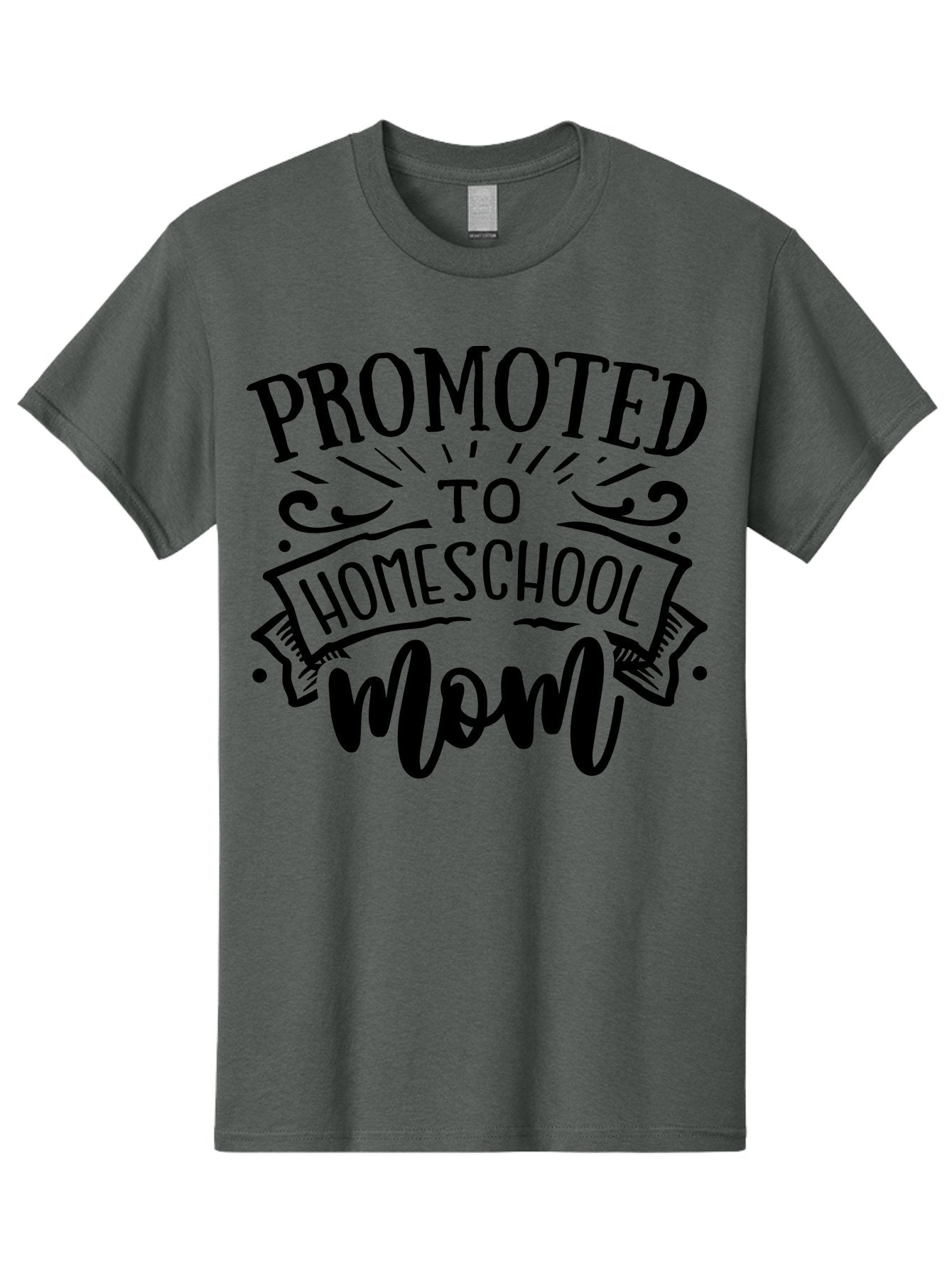 Promoted-To-Homeschool-Mom-1 Men'S Graphic Tee, 100% Cotton, Comfortable Casual Summer Wear, Machine Washable, Homeschool Mom, Parenting Journey, Motherhood Goals, Homeschooling, Mom Life, Parenting Tips, Family Bonding, Education At Home Aab417 14
