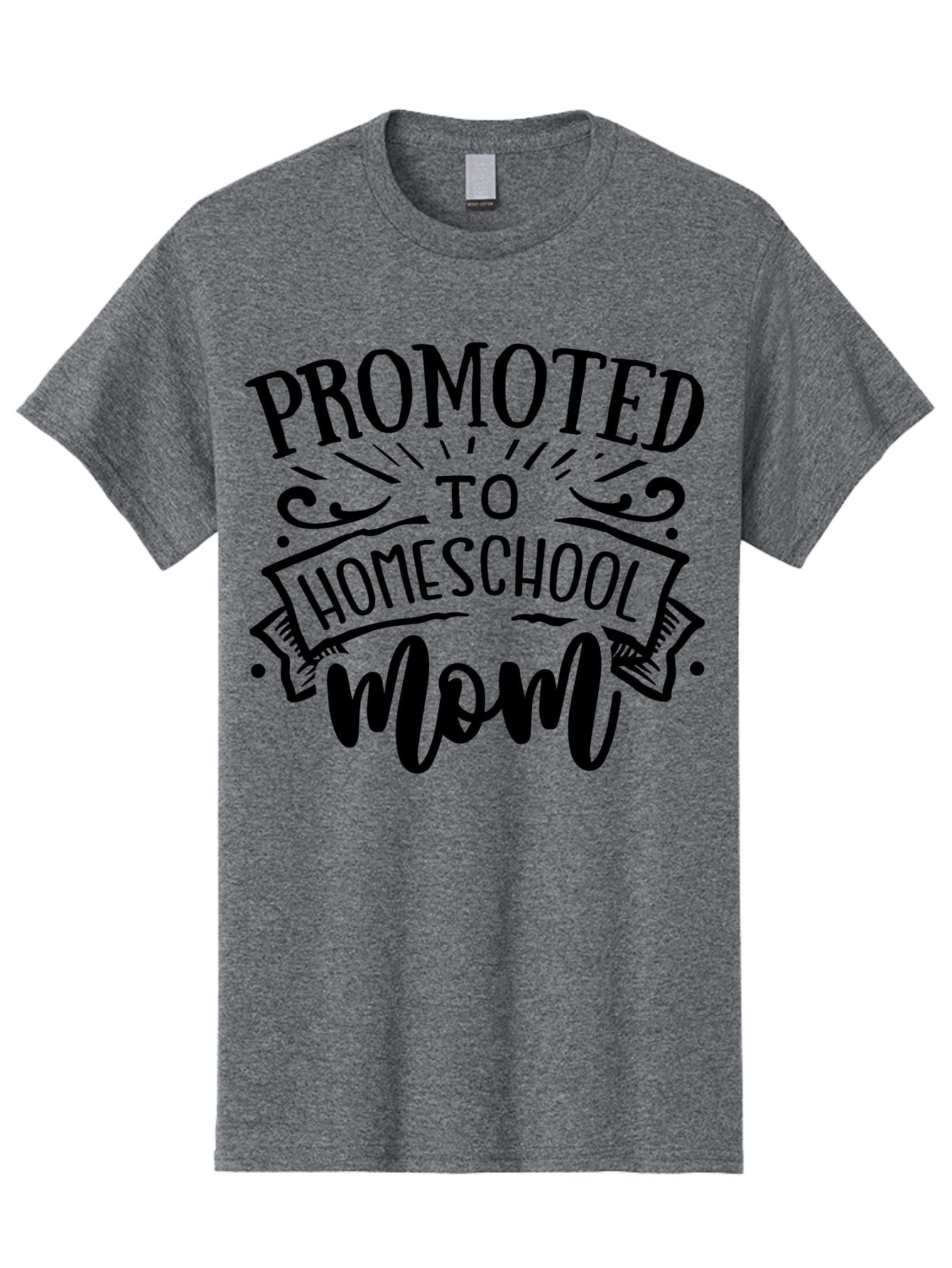 Promoted-To-Homeschool-Mom-1 Men'S Graphic Tee, 100% Cotton, Comfortable Casual Summer Wear, Machine Washable, Homeschool Mom, Parenting Journey, Motherhood Goals, Homeschooling, Mom Life, Parenting Tips, Family Bonding, Education At Home Aab417 8