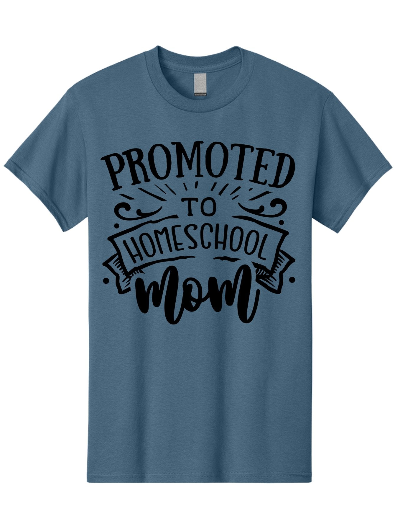 Promoted-To-Homeschool-Mom-1 Men'S Graphic Tee, 100% Cotton, Comfortable Casual Summer Wear, Machine Washable, Homeschool Mom, Parenting Journey, Motherhood Goals, Homeschooling, Mom Life, Parenting Tips, Family Bonding, Education At Home Aab417 6