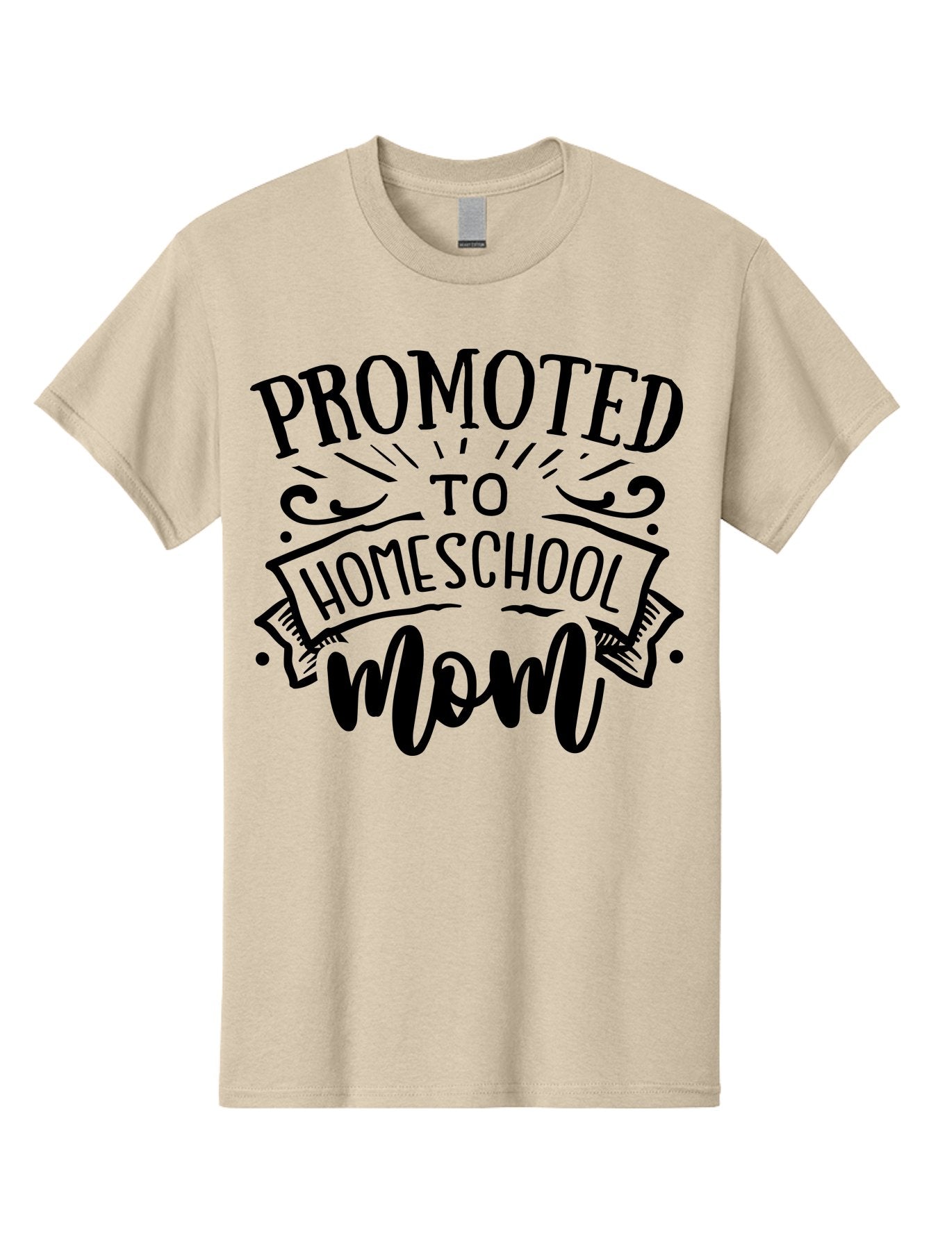 Promoted-To-Homeschool-Mom-1 Men'S Graphic Tee, 100% Cotton, Comfortable Casual Summer Wear, Machine Washable, Homeschool Mom, Parenting Journey, Motherhood Goals, Homeschooling, Mom Life, Parenting Tips, Family Bonding, Education At Home Aab417 9