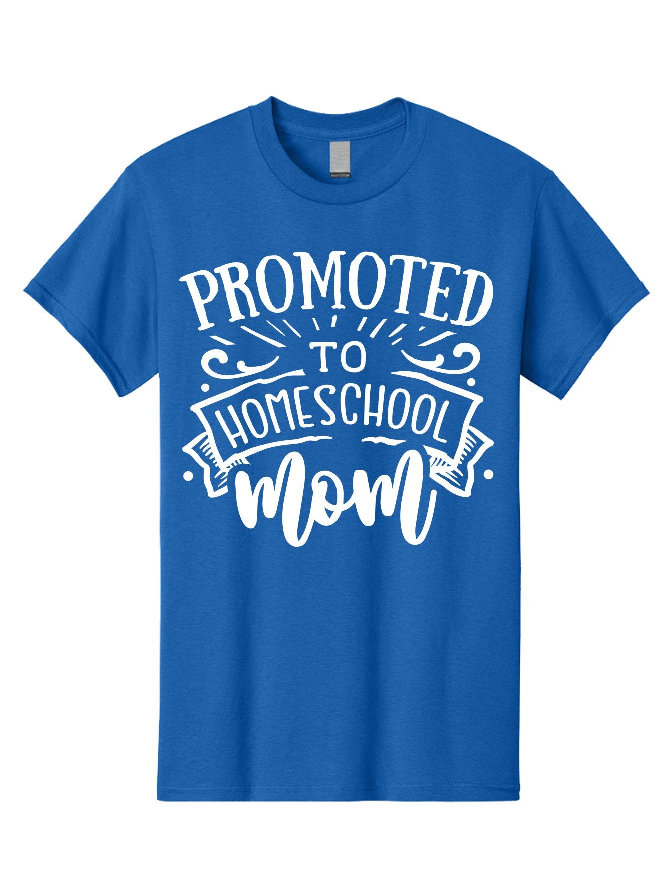 Promoted-To-Homeschool-Mom Men'S Graphic Tee, 100% Cotton, Comfortable Casual Summer Wear, Machine Washable, Homeschool Mom, Education At Home, Parenting Journey, Alternative Schooling, Mom Life, Family Learning, Personalized Education, Aab418 10