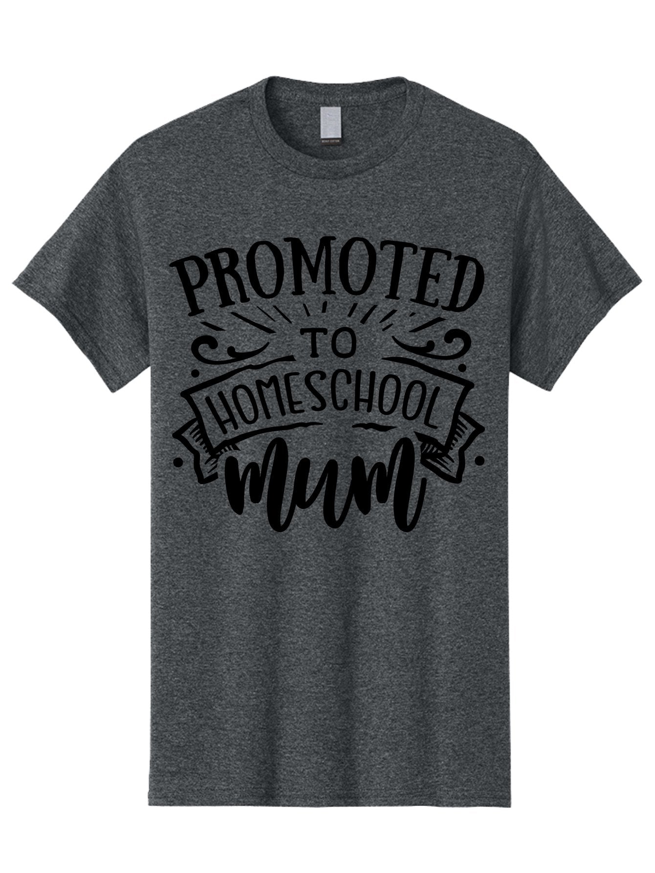 Promoted-To-Homeschool-Mum-1 Men'S Graphic Tee, 100% Cotton, Comfortable Casual Summer Wear, Machine Washable, Homeschool Mum, Mom Life, Parenting, Education, Homeschooling, Funny Quote, Humorous Design, Mom Quote, Inspirational Quote Aab419 12