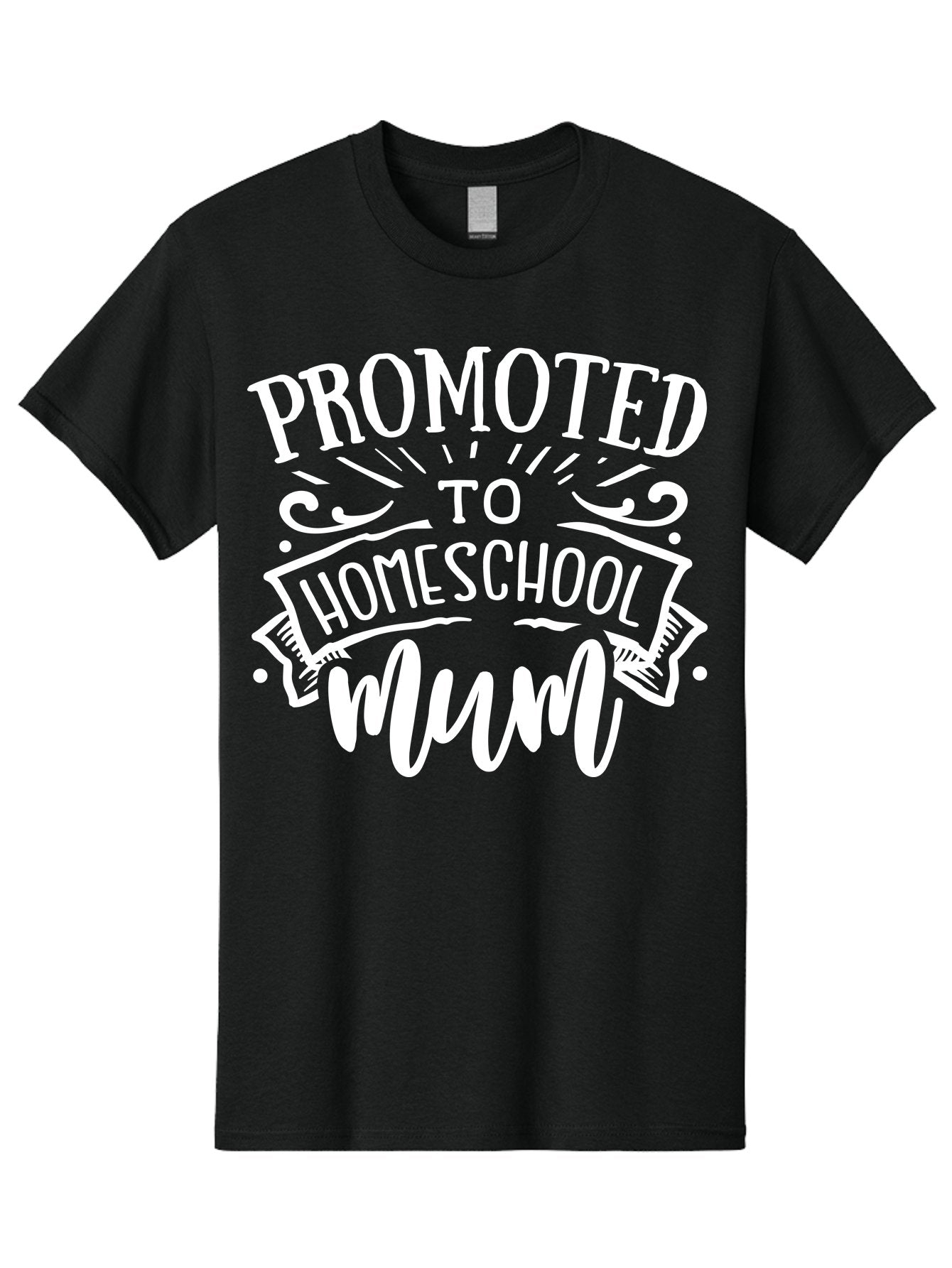 Promoted-To-Homeschool-Mum Men'S Graphic Tee, 100% Cotton, Comfortable Casual Summer Wear, Machine Washable, Homeschool Mom, Promoted To Homeschool Mum, Homeschooling, Mom Life, Parenting, Education, Funny Quote, Humorous Saying Aab420 9