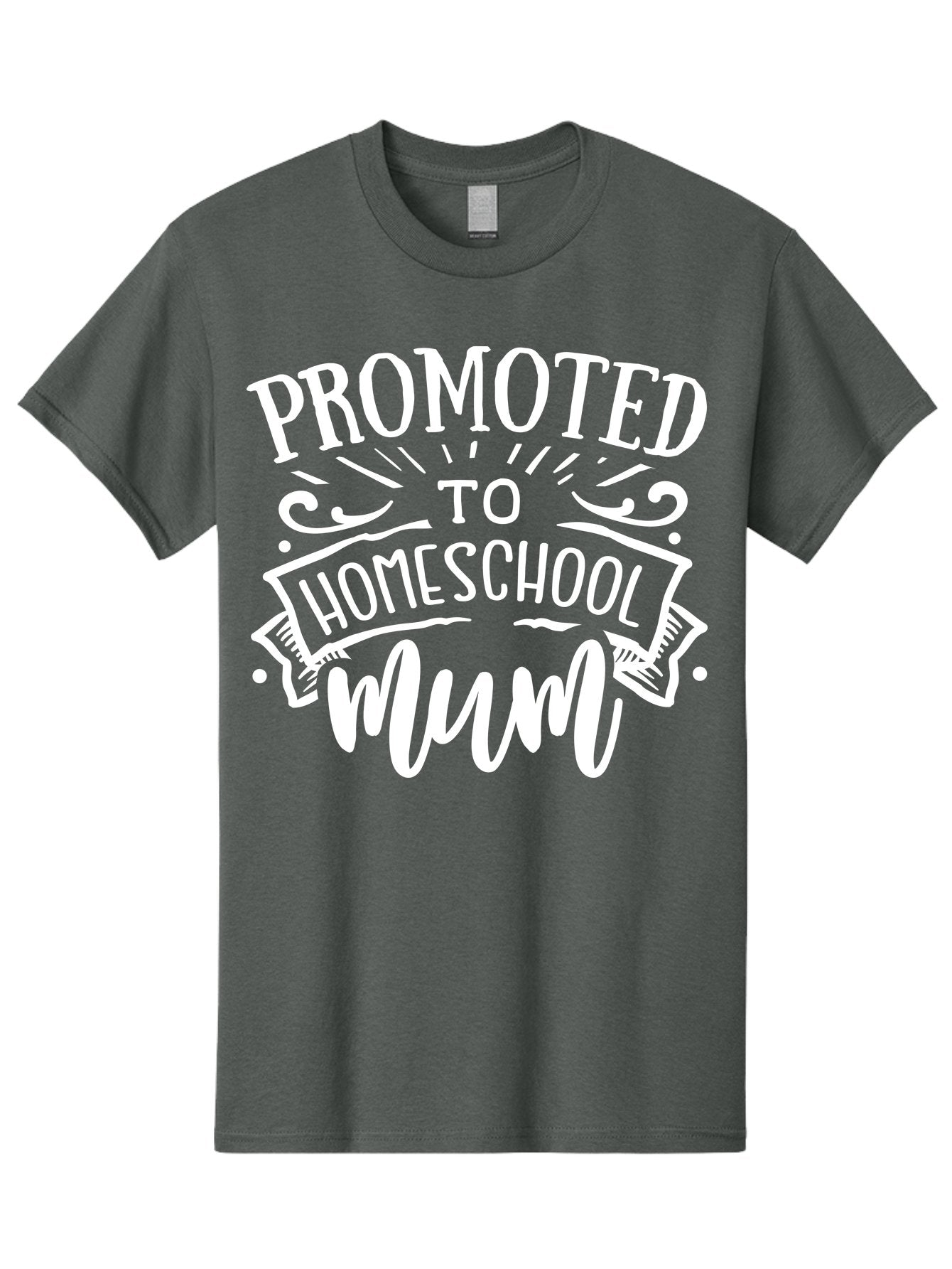 Promoted-To-Homeschool-Mum Men'S Graphic Tee, 100% Cotton, Comfortable Casual Summer Wear, Machine Washable, Homeschool Mom, Promoted To Homeschool Mum, Homeschooling, Mom Life, Parenting, Education, Funny Quote, Humorous Saying Aab420 11