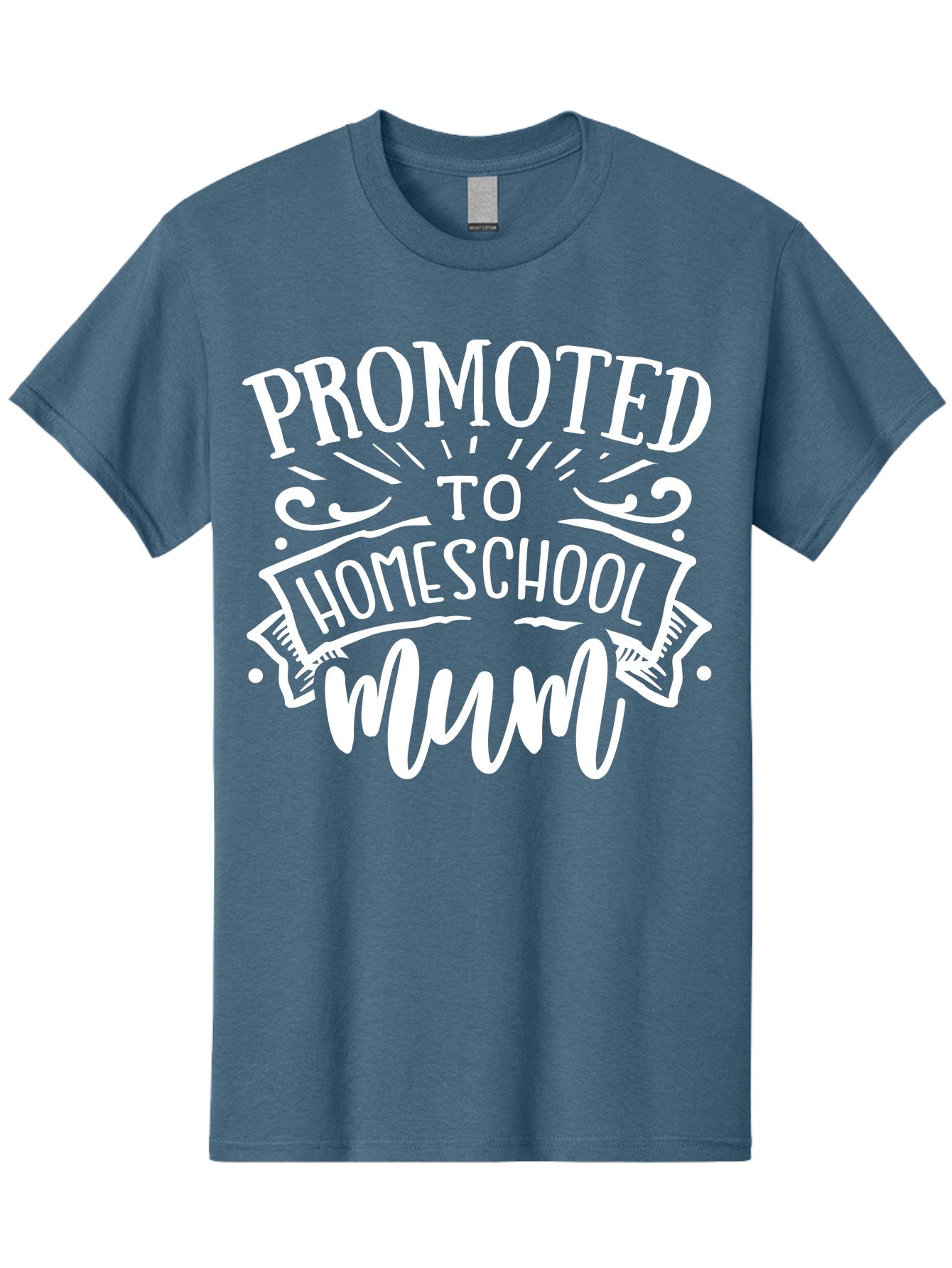 Promoted-To-Homeschool-Mum Men'S Graphic Tee, 100% Cotton, Comfortable Casual Summer Wear, Machine Washable, Homeschool Mom, Promoted To Homeschool Mum, Homeschooling, Mom Life, Parenting, Education, Funny Quote, Humorous Saying Aab420 10