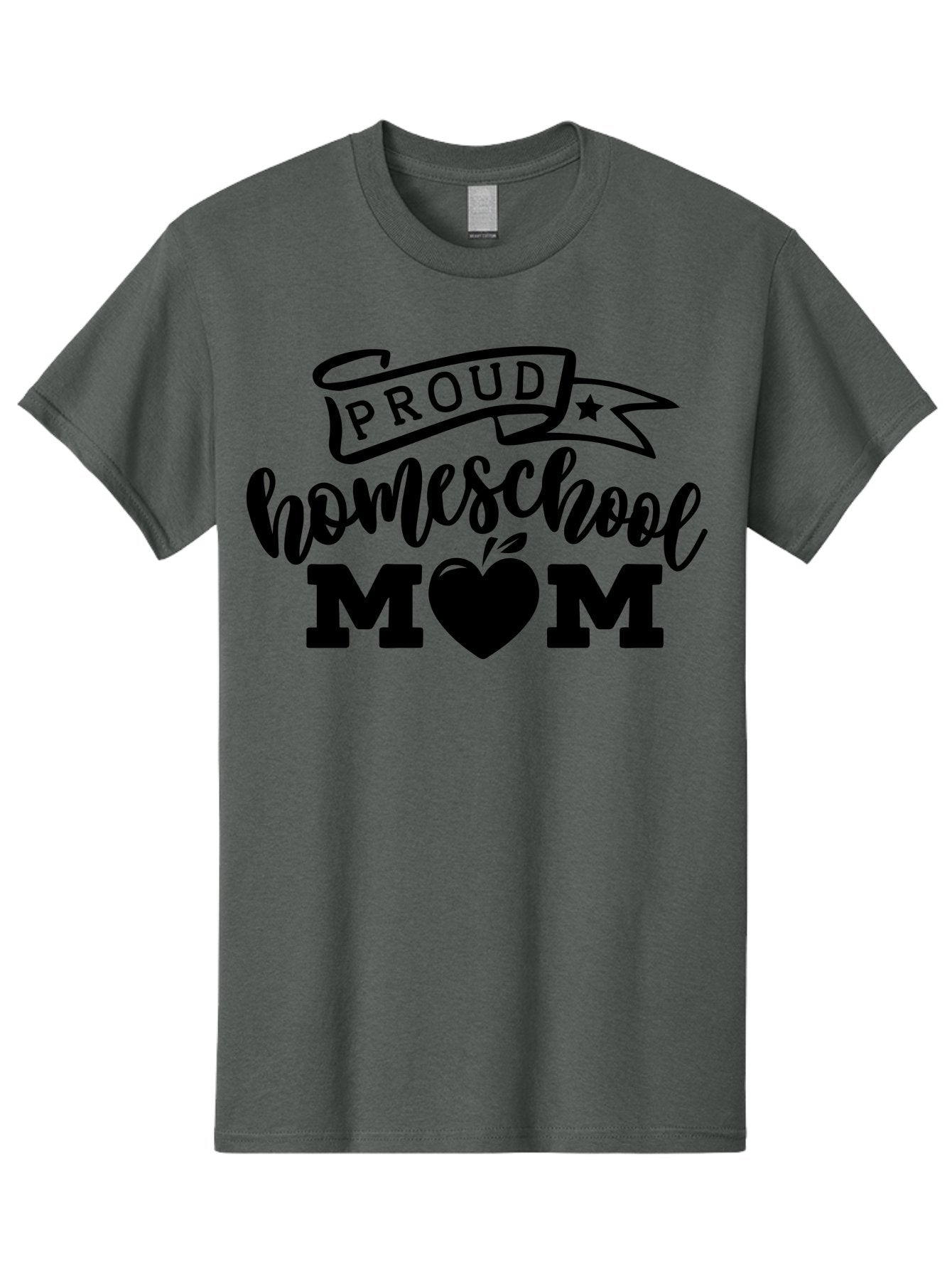 Proud-Homeschool-Mom Men'S Graphic Tee, 100% Cotton, Comfortable Casual Summer Wear, Machine Washable, Homeschool Mom, Proud Parent, Apple Of My Eye, Home Education, Parenting Pride, Mom Love, Education Support, Heart Of The Home Aab424 3