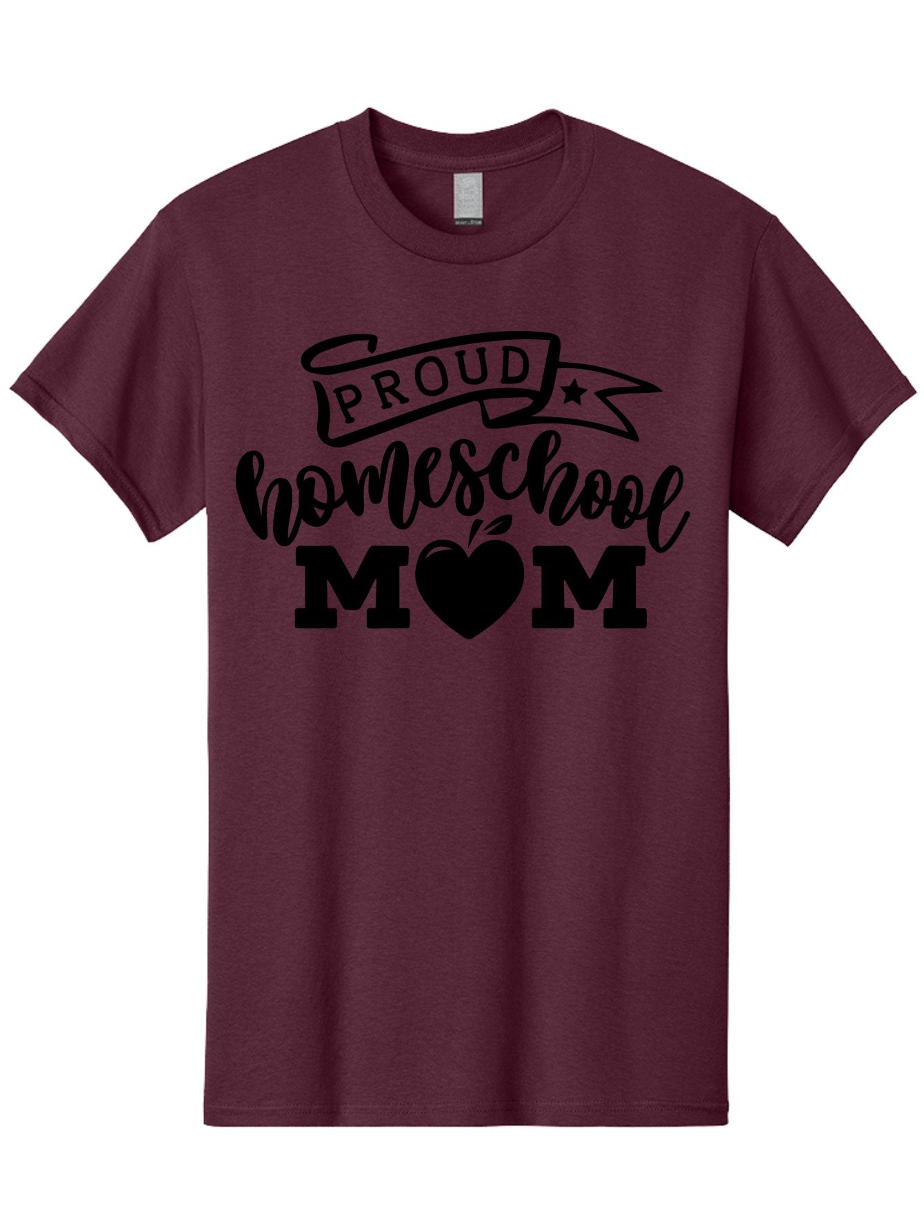 Proud-Homeschool-Mom Men'S Graphic Tee, 100% Cotton, Comfortable Casual Summer Wear, Machine Washable, Homeschool Mom, Proud Parent, Apple Of My Eye, Home Education, Parenting Pride, Mom Love, Education Support, Heart Of The Home Aab424 8