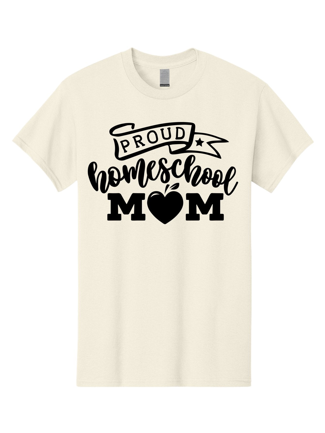Proud-Homeschool-Mom Men'S Graphic Tee, 100% Cotton, Comfortable Casual Summer Wear, Machine Washable, Homeschool Mom, Proud Parent, Apple Of My Eye, Home Education, Parenting Pride, Mom Love, Education Support, Heart Of The Home Aab424 9