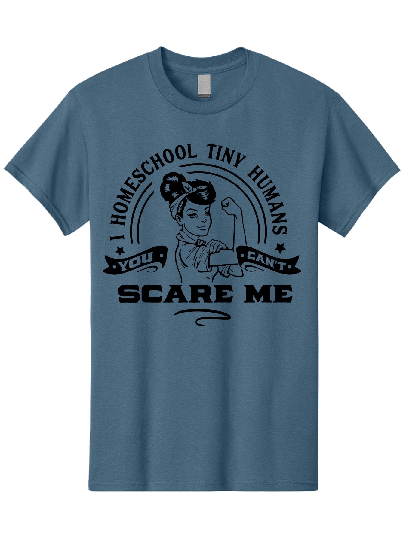 Rosie-The-Riveter-Homeschool Men'S Graphic Tee, 100% Cotton, Comfortable Casual Summer Wear, Machine Washable, Rosie The Riveter, Homeschool Mom, Strong Woman, Female Empowerment, Bold Statement, Retro Style, Humorous Quote, Aab429 10