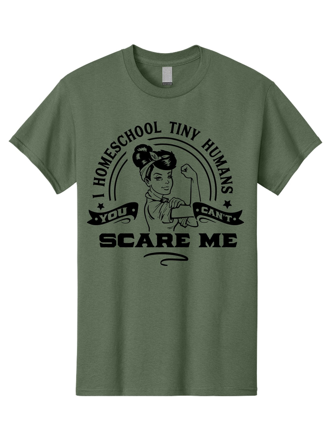 Rosie-The-Riveter-Homeschool Men'S Graphic Tee, 100% Cotton, Comfortable Casual Summer Wear, Machine Washable, Rosie The Riveter, Homeschool Mom, Strong Woman, Female Empowerment, Bold Statement, Retro Style, Humorous Quote, Aab429 13