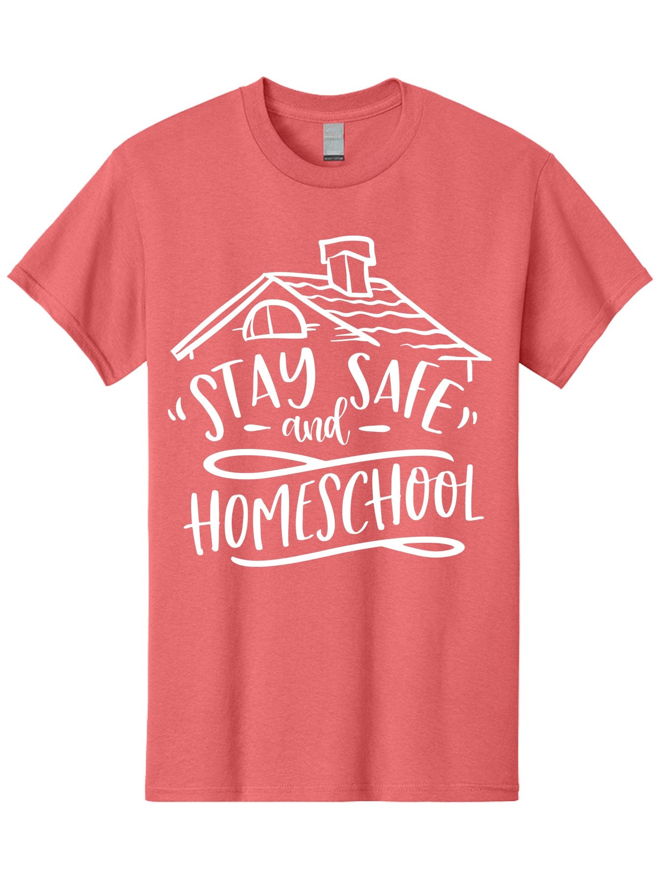 Stay-Safe-And-Homeschool Men'S Graphic Tee, 100% Cotton, Comfortable Casual Summer Wear, Machine Washable, Stay Safe, Homeschool, Online Learning, Home Education, Safe Learning Environment, Homeschooling Resources, Home Schooling Aab431 11